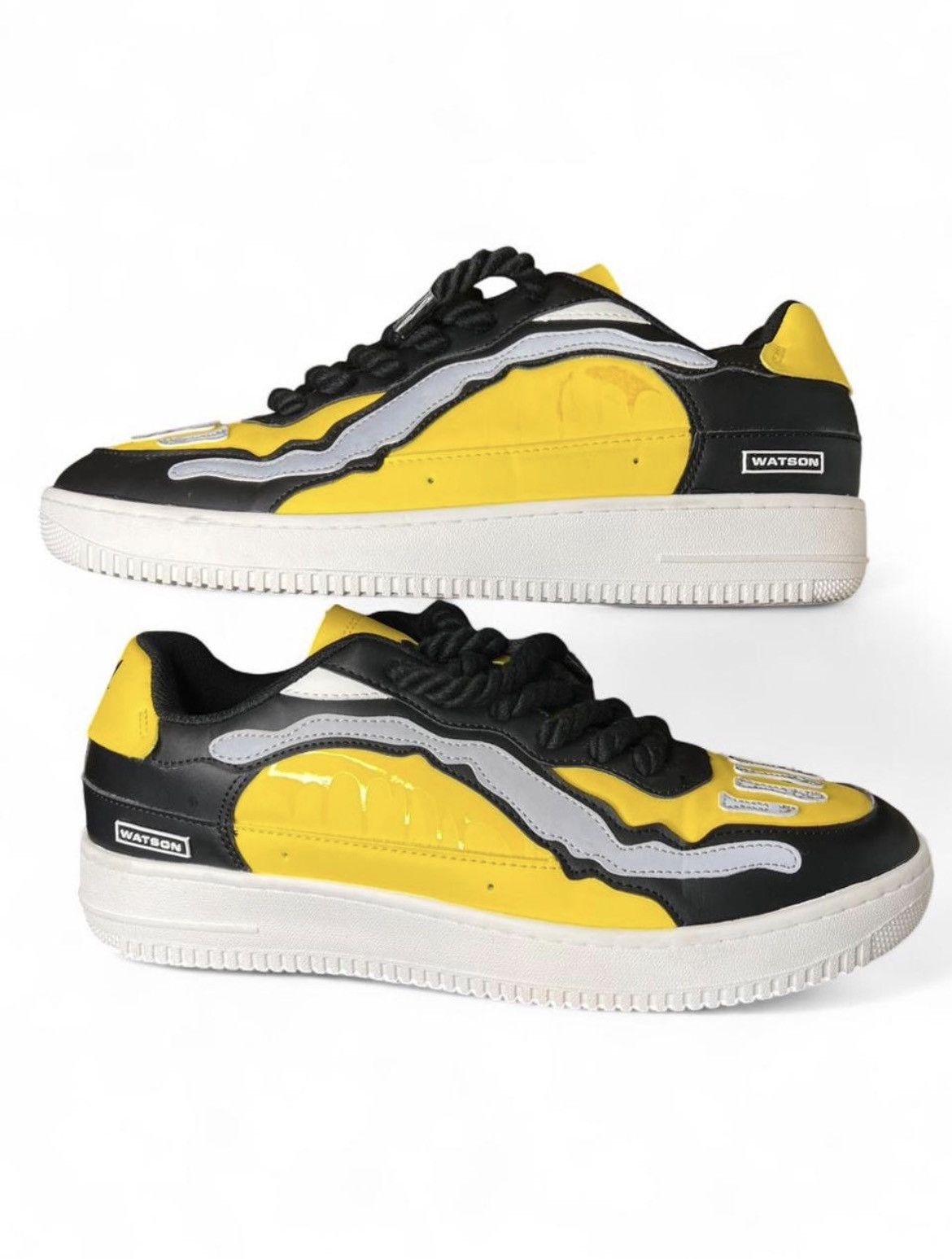 Other Watson Bones Sneakers Mens Size 12 Yellow Black Size US 12 / EU 45 - 2 Thumbnail