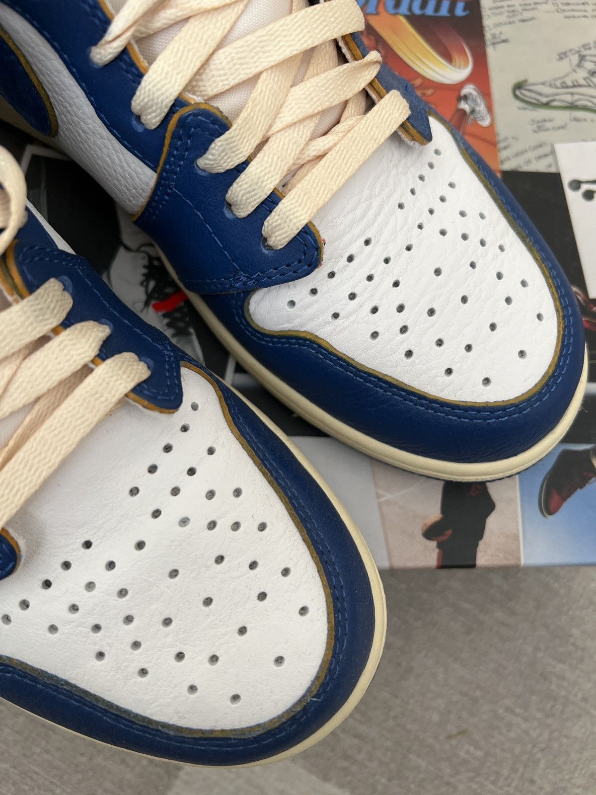 Jordan Brand × Union LA Jordan 1 high x union la storm blue 8.5us Size US 8.5 / EU 41-42 - 2 Thumbnail