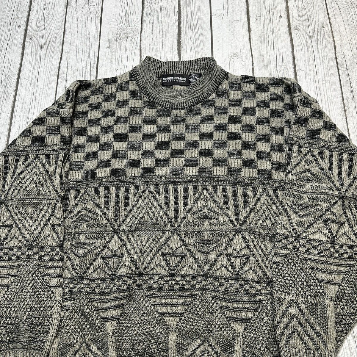 Vintage Vintage Expressions sweater Size US L / EU 52-54 / 3 - 3 Thumbnail