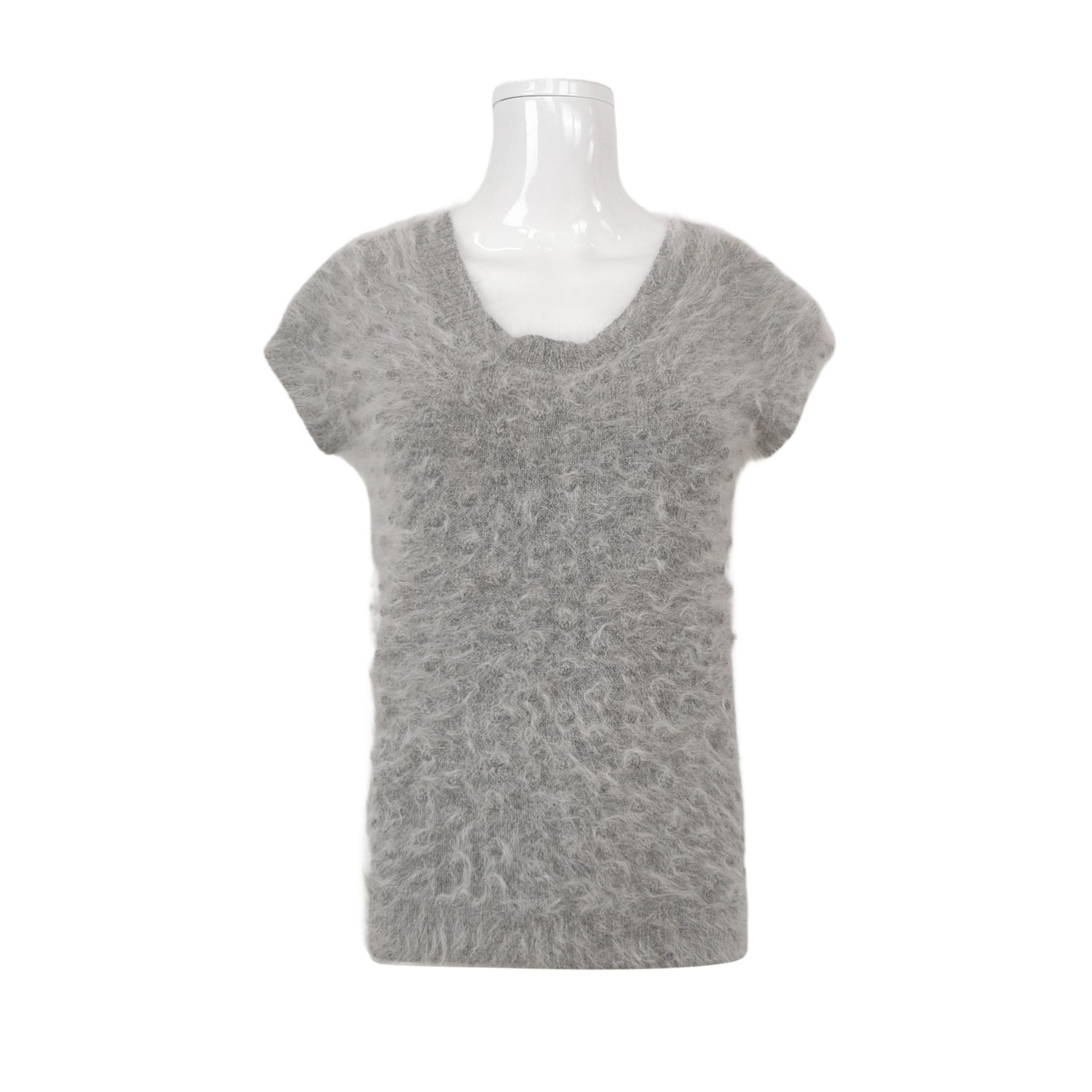 Gucci Gucci Angora Blend Short Sleeve Sweater Size S Size S / US 4 / IT 40 - 1 Thumbnail