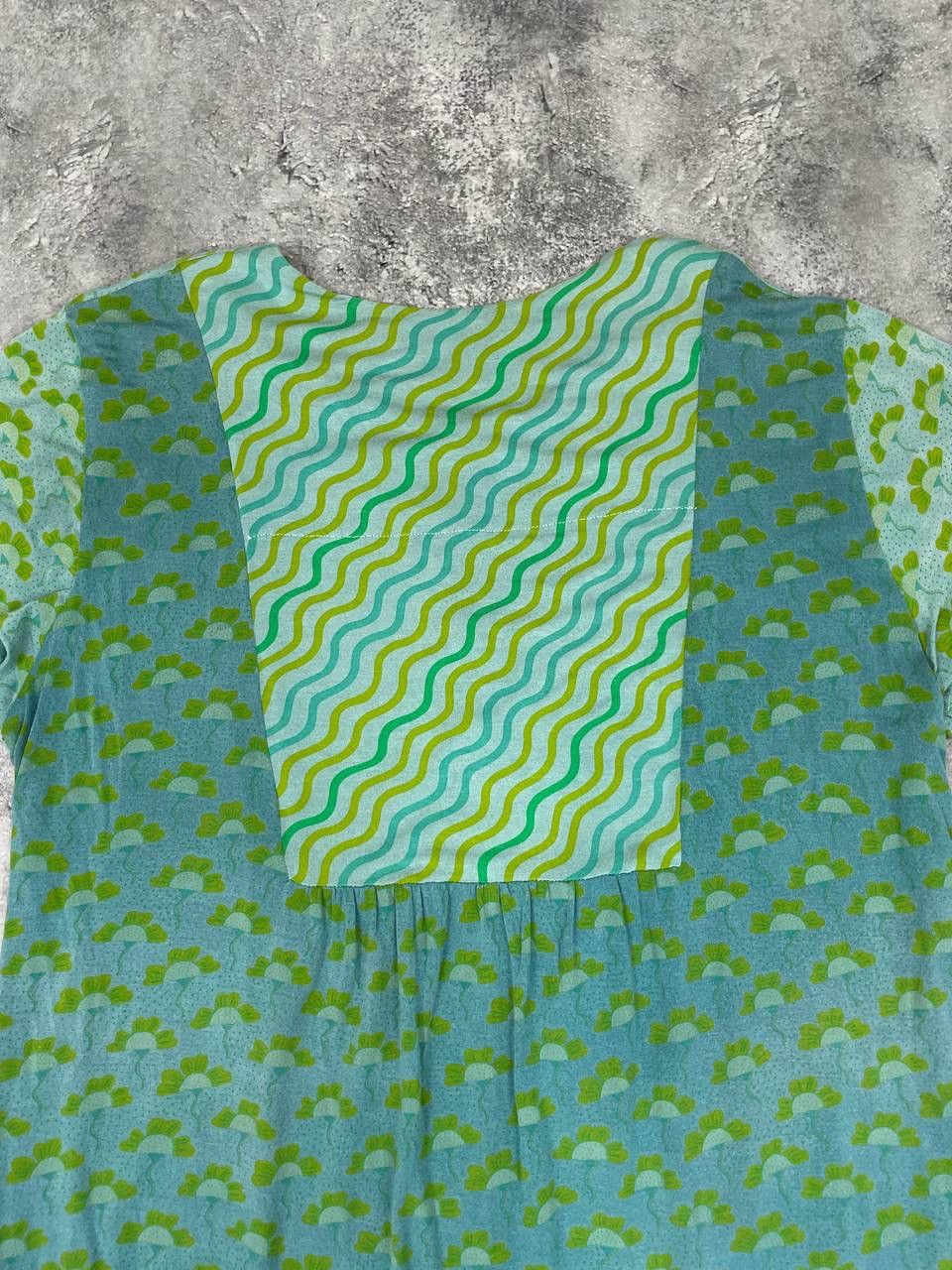 Gudrun Sjoden Gudrun Sjödén Women Dress Button Front Patterned Green Size XXL / US 16-18 / IT 52-54 - 7 Thumbnail