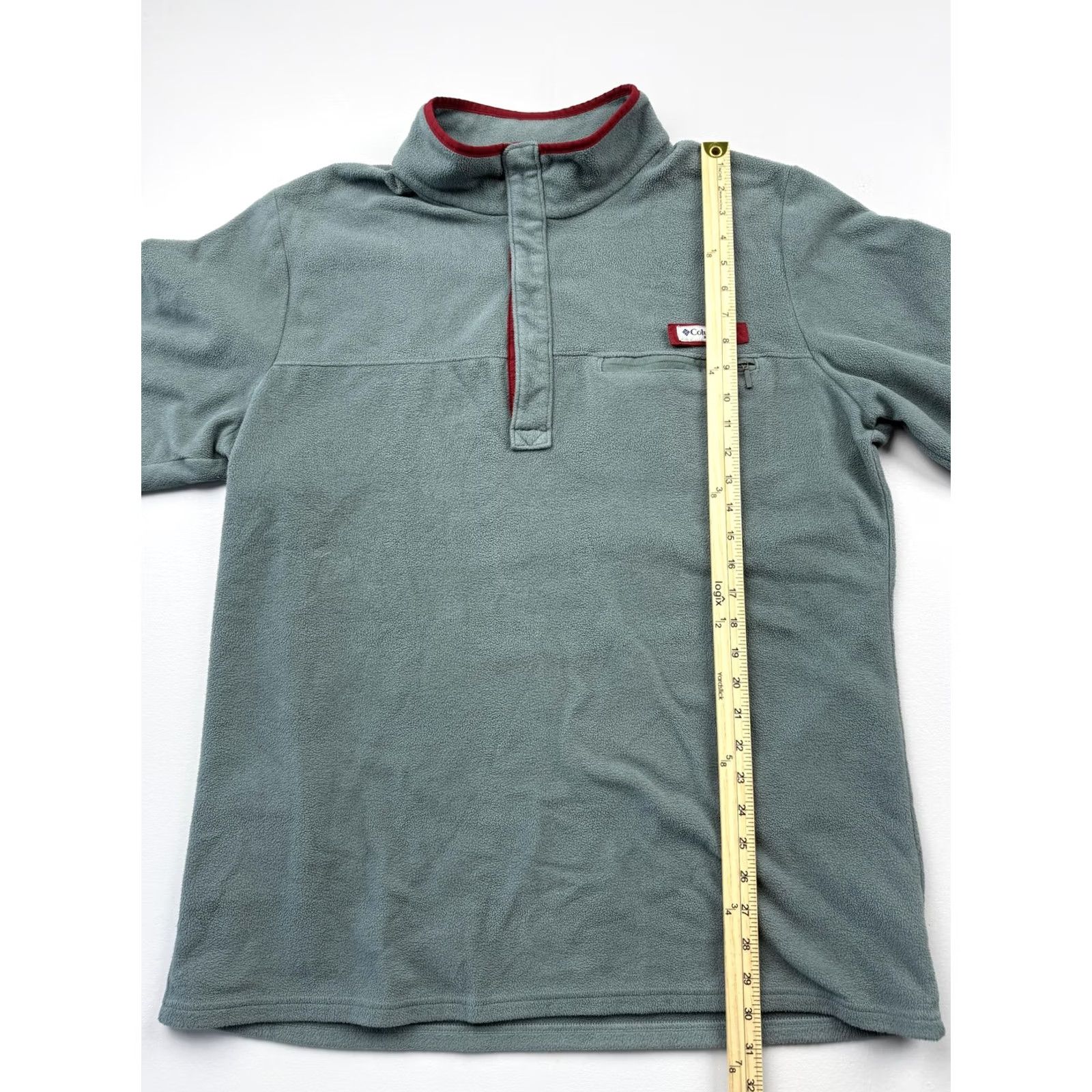 Vintage Columbia Mens XL Fleece Pullover Fishing Top Outdoor - Green Size US XL / EU 56 / 4 - 4 Thumbnail
