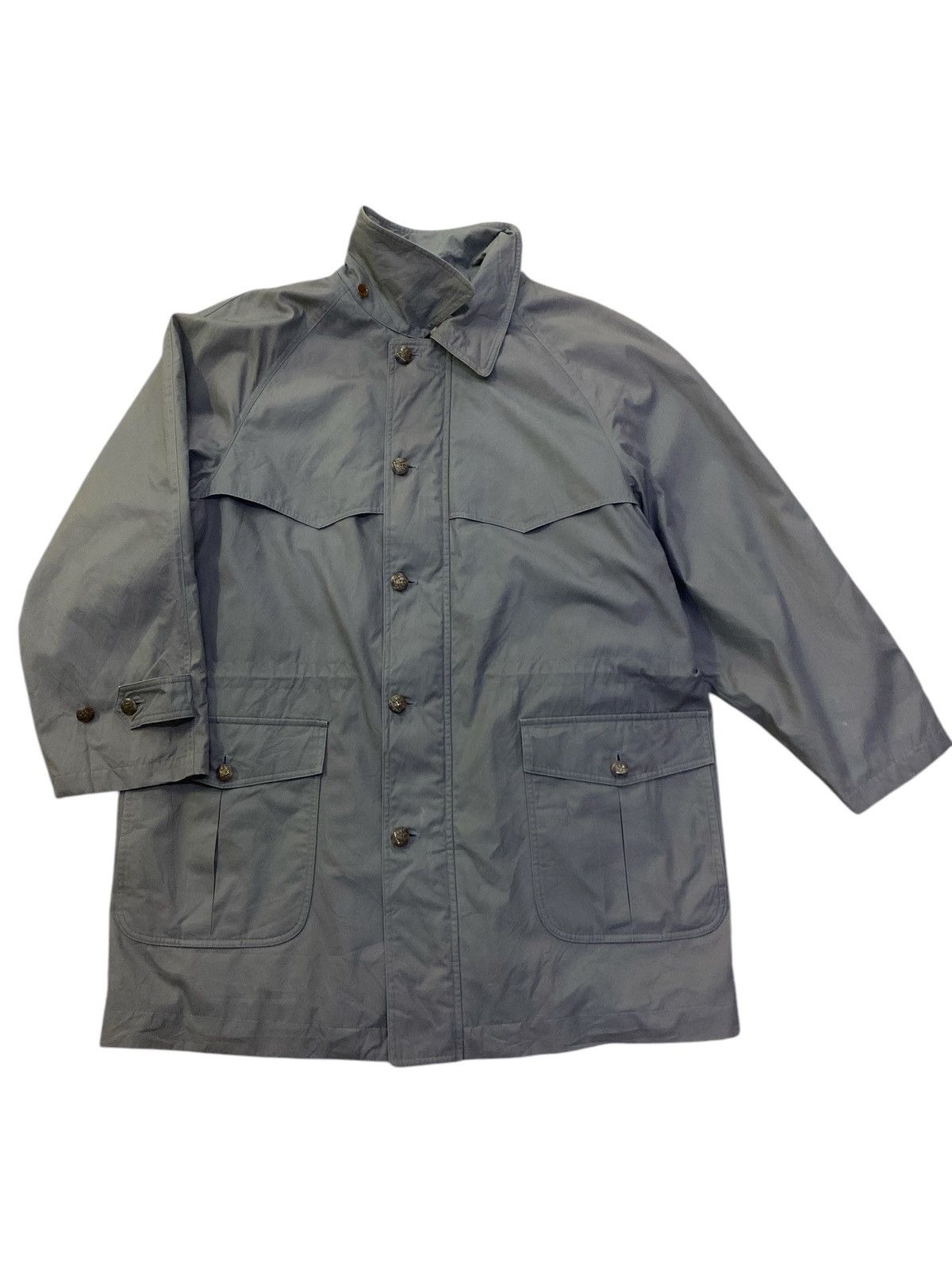 Aquascutum × Vintage Vintage Aquascutum Trench Coat Parka Jacket Size US L / EU 52-54 / 3 - 16 Thumbnail