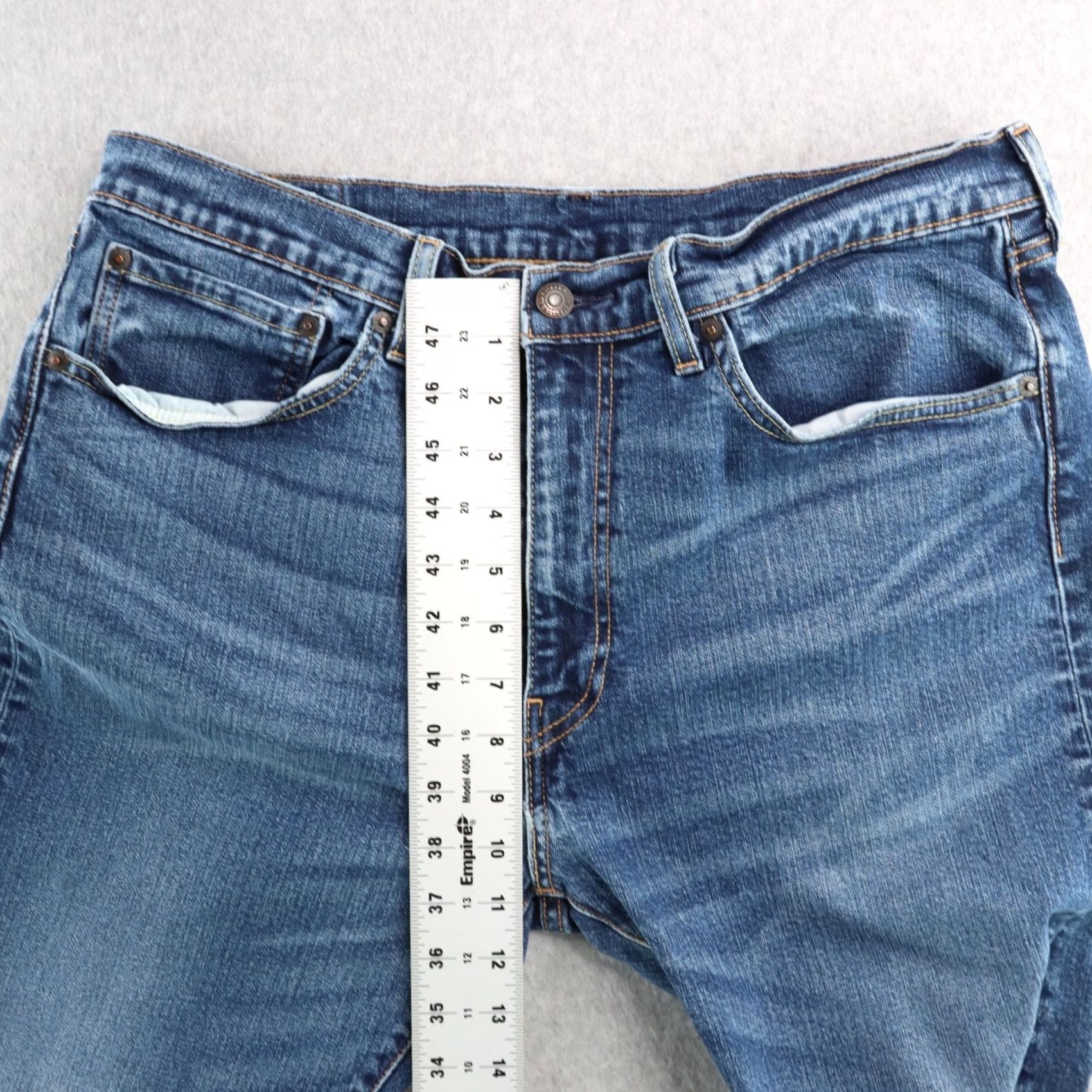 Levi's Levi’s Premium 505 Big E Jeans 35x30 Medium Blue Levi’s 505 Straight Adult Mens Jeans Size US 35 - 6 Thumbnail