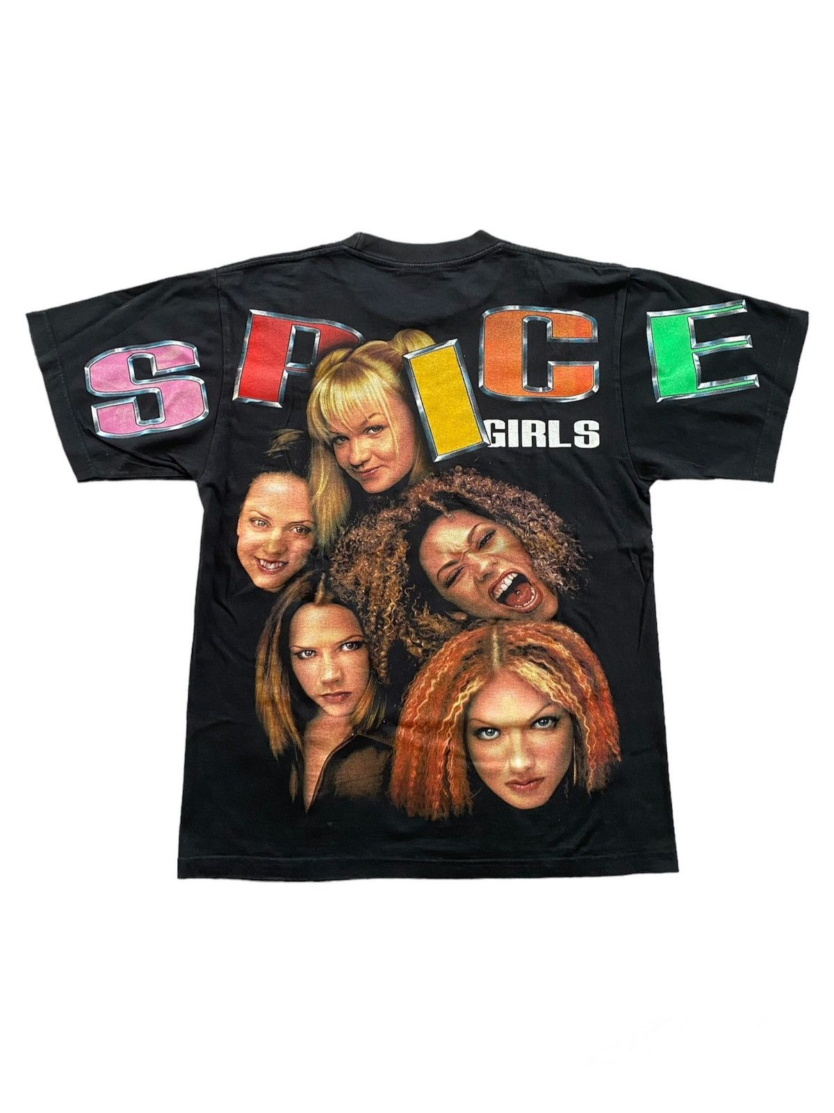 Band Tees × Vintage Vintage 1990s Spice Girl Double Sided Print Shirt Size US XL / EU 56 / 4 - 2 Thumbnail