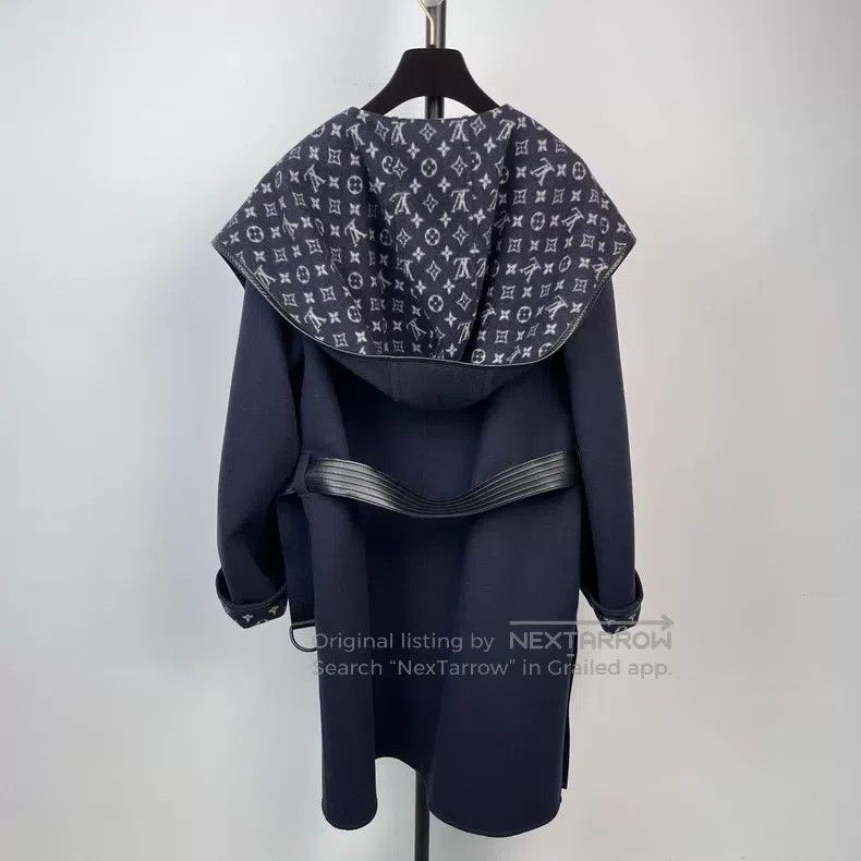 Louis Vuitton Louis Vuitton Dark blue presbyopic full-print bathrobe coa Size S / US 4 / IT 40 - 3 Thumbnail
