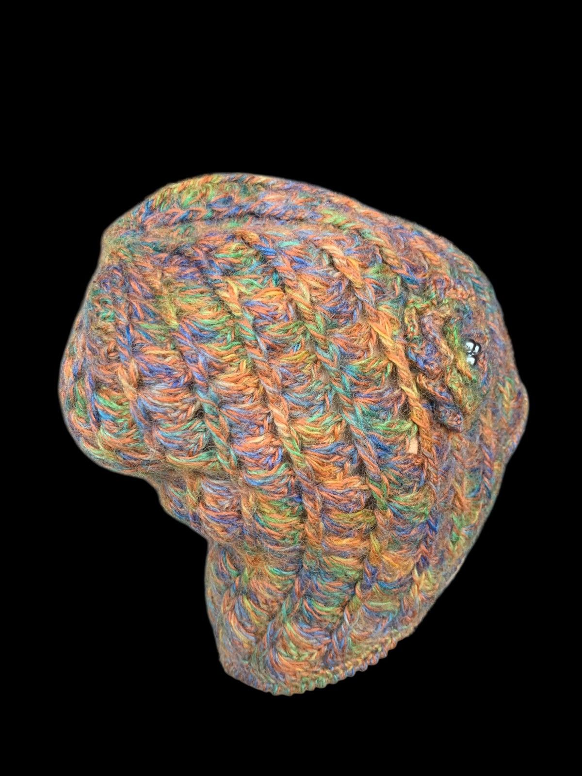 Japanese Brand × Kapital × Vintage Crochet Knitted Handmade Hairy Big Beanie Size ONE SIZE - 2 Thumbnail