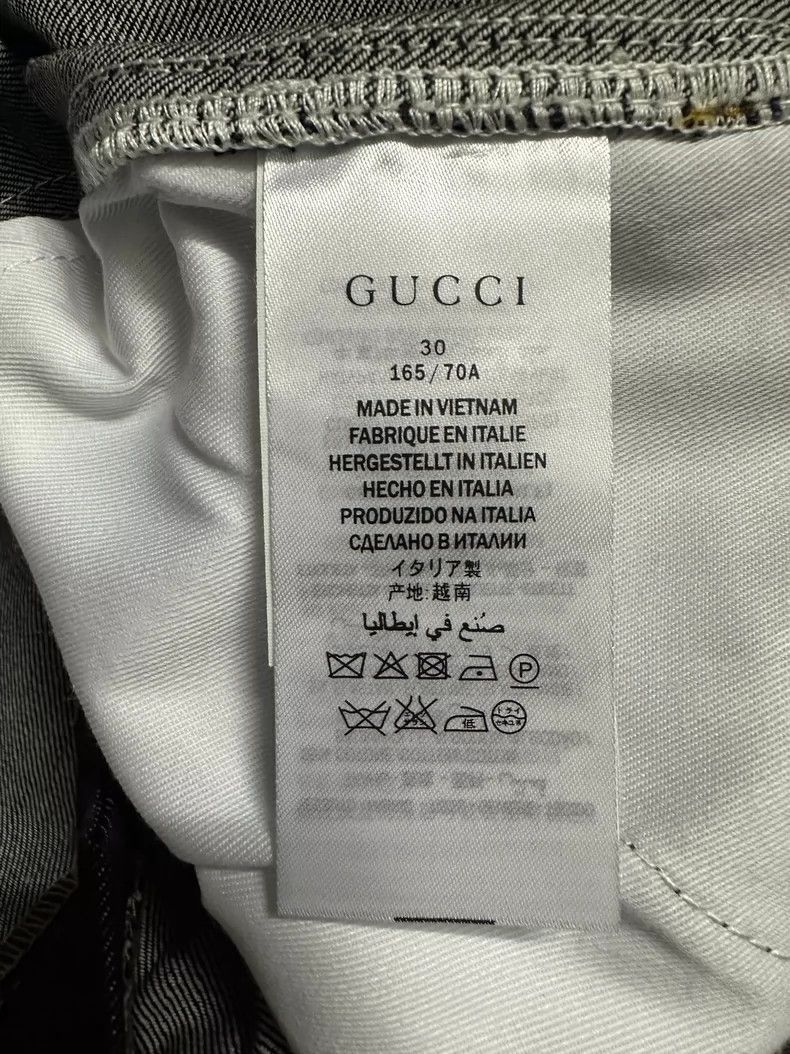 Gucci Gucci Classic primary color tannin casual denim trousers 25 Size US 30 / EU 46 - 7 Thumbnail