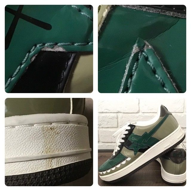 Bape × Kaws × Nigo KAWS CHOMPERS BAPE STA Patent Leather Sneakers APE NIGO Size US 9.5 / EU 42-43 - 8 Thumbnail
