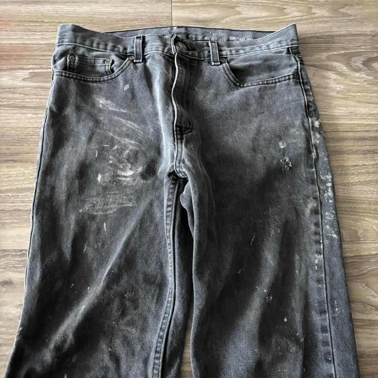 Vintage Crazy Vintage Y2K/2000s Grunge Faded Black Denim Jeans! 30x30 Size US 30 / EU 46 - 5 Thumbnail