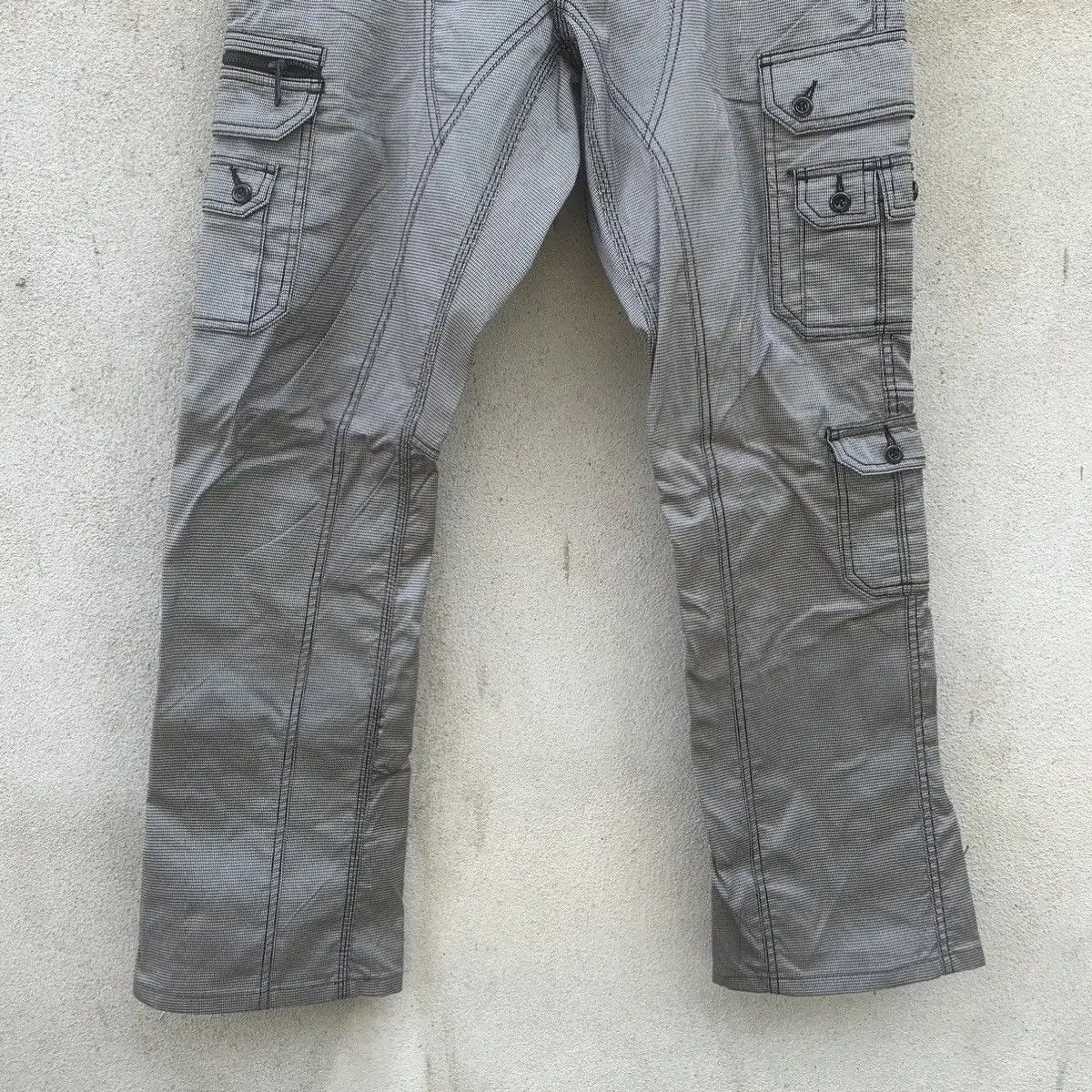 8 by YOOX RARE‼️MULTIPOCKET RIELABO JAPAN TROUSERS BIKERS CARGO PANTS Size US 32 / EU 48 - 4 Thumbnail