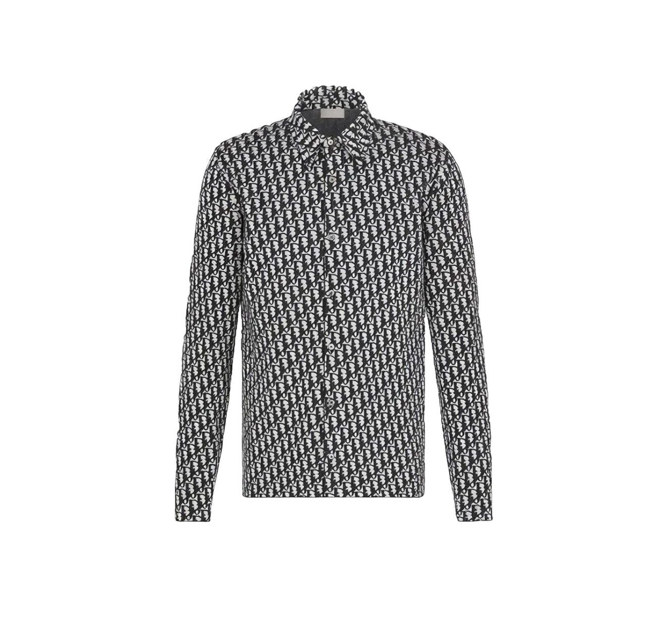Dior Dior Oblique Monogram Long Sleeve Shirt US L Size US L / EU 52-54 / 3 - 1 Thumbnail