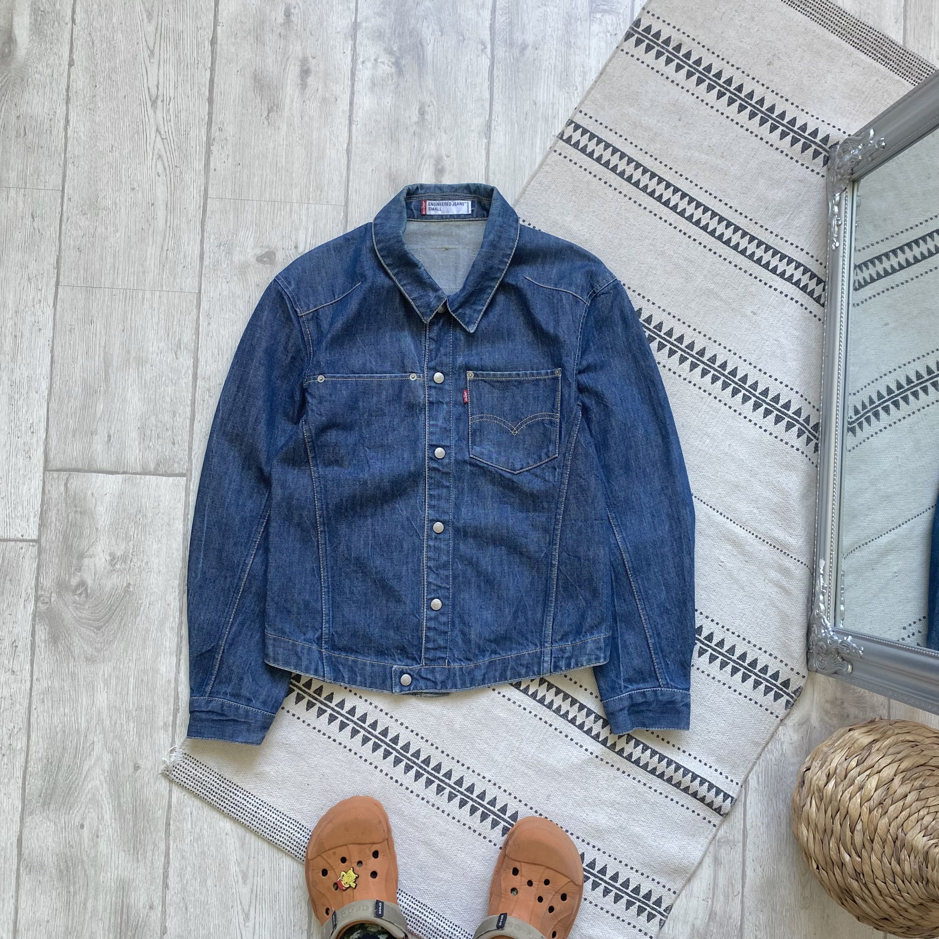 Levi's Vintage Clothing Vintage Engineered Levis denim jacket Y2K Size US S / EU 44-46 / 1 - 1 Thumbnail