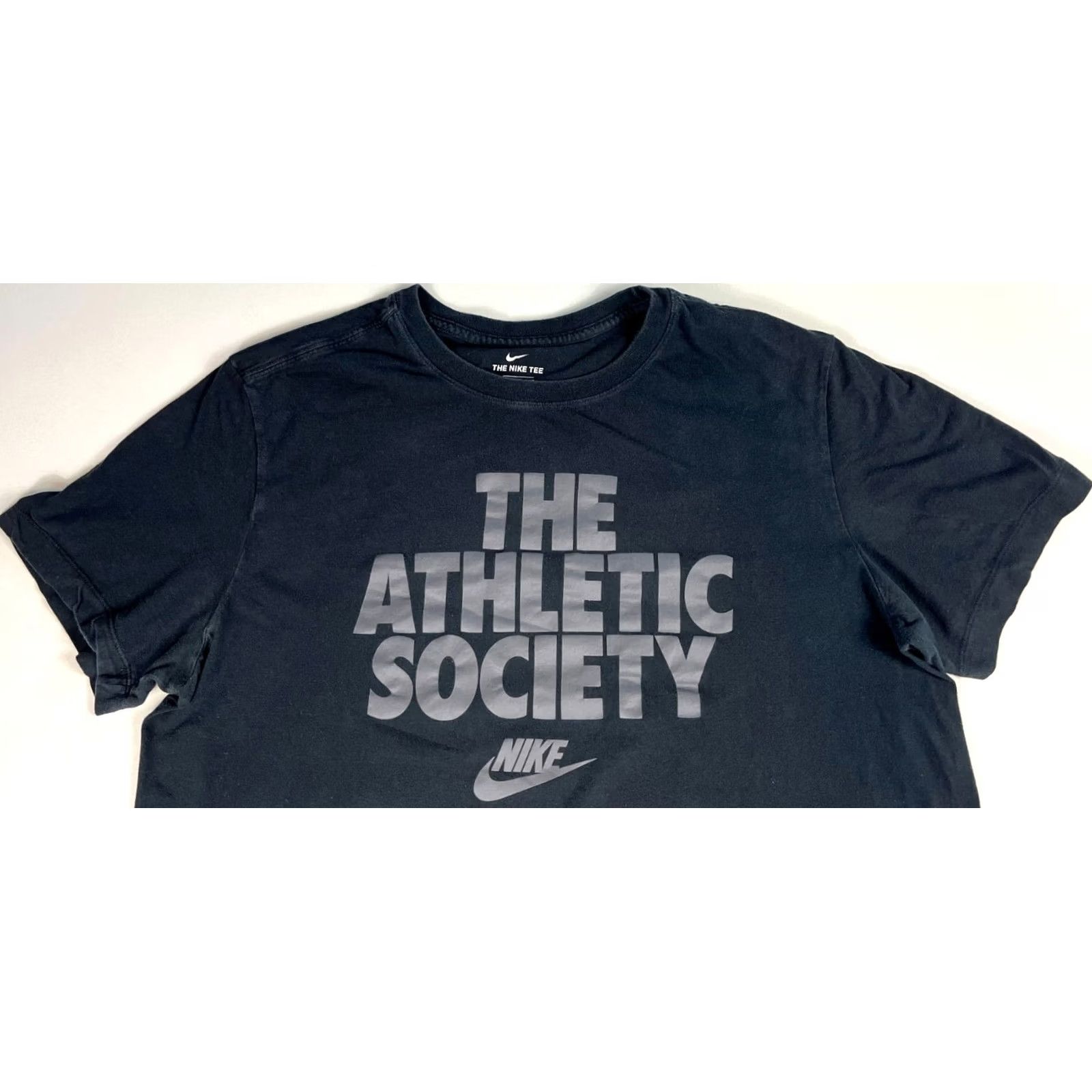 Nike Nike The Athletic Society T-Shirt XL Men's Black Cotton Crew Neck Short Sleeve Shirt Size US XL / EU 56 / 4 - 3 Thumbnail