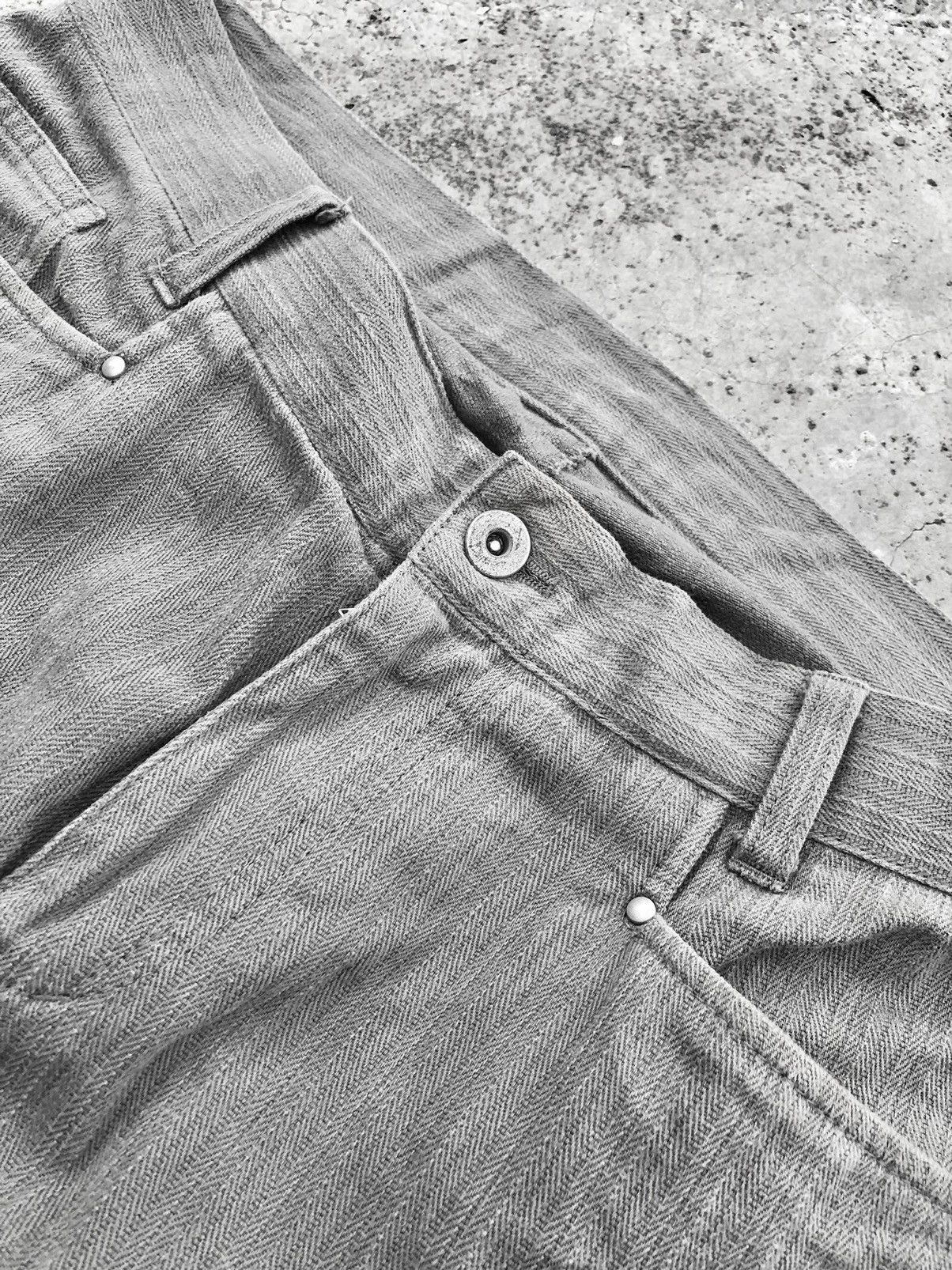 Katharine Hamnett London × Vintage FLARED⚡️⚡️HAMNETT STRIPED DENIM Size US 32 / EU 48 - 5 Thumbnail