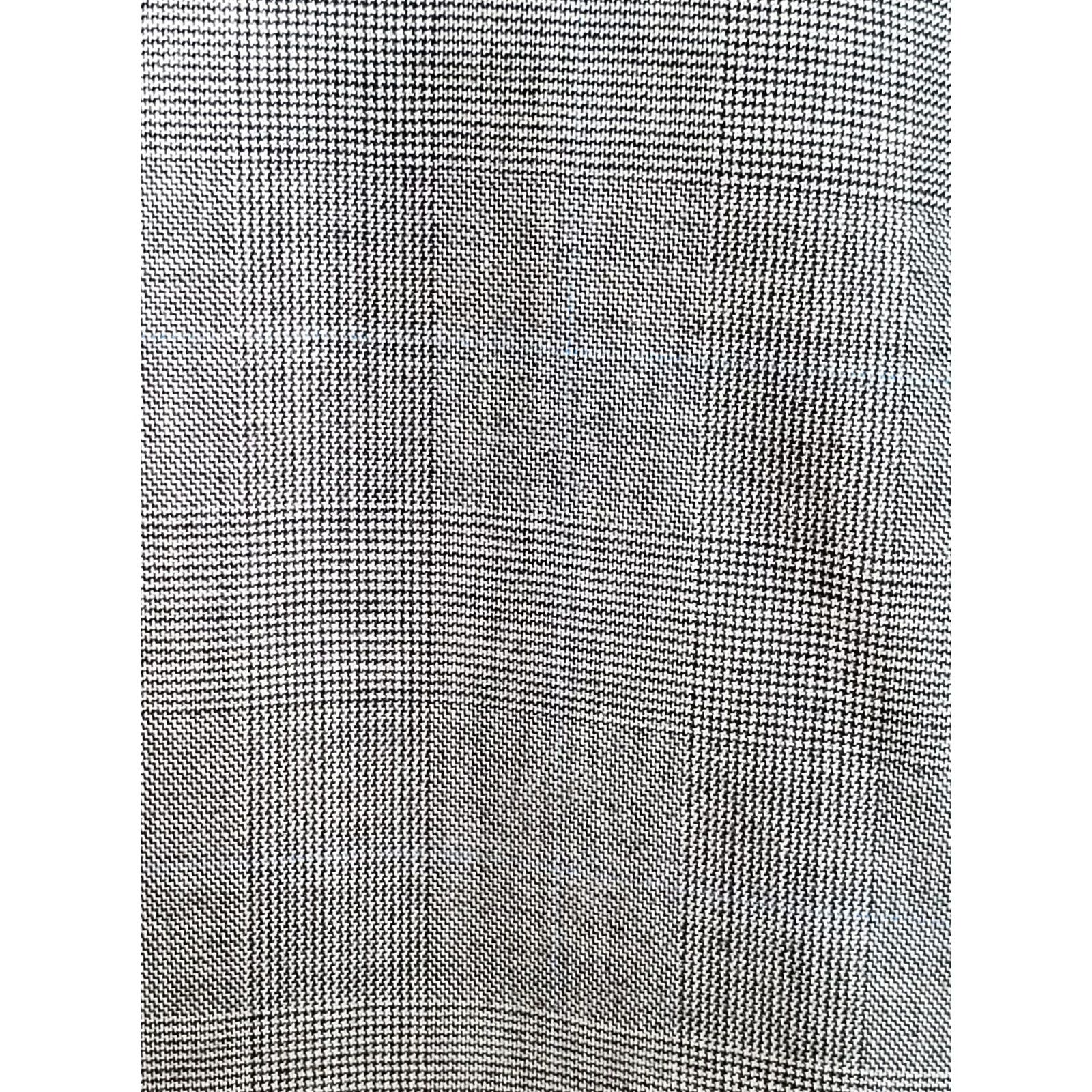 Brooks Brothers Brooks Brothers Sport Coat Glen Plaid Wool Fitzgerald Fit 40R Mens 346 Notch Lapel 2-Button 4-Button Sleeve Regular Gray Blue Size US XXS / EU 40 - 4 Thumbnail