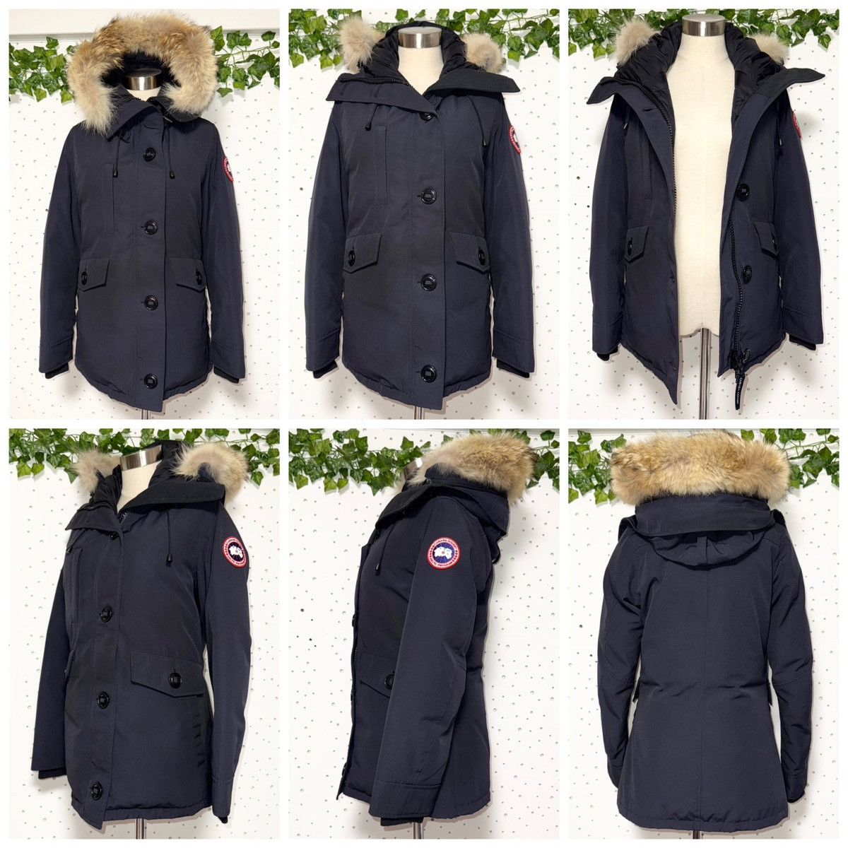 Canada Goose Genuine Canada Goose Hooded Fur Down Jacket Coat S/P Black Size S / US 4 / IT 40 - 9 Thumbnail