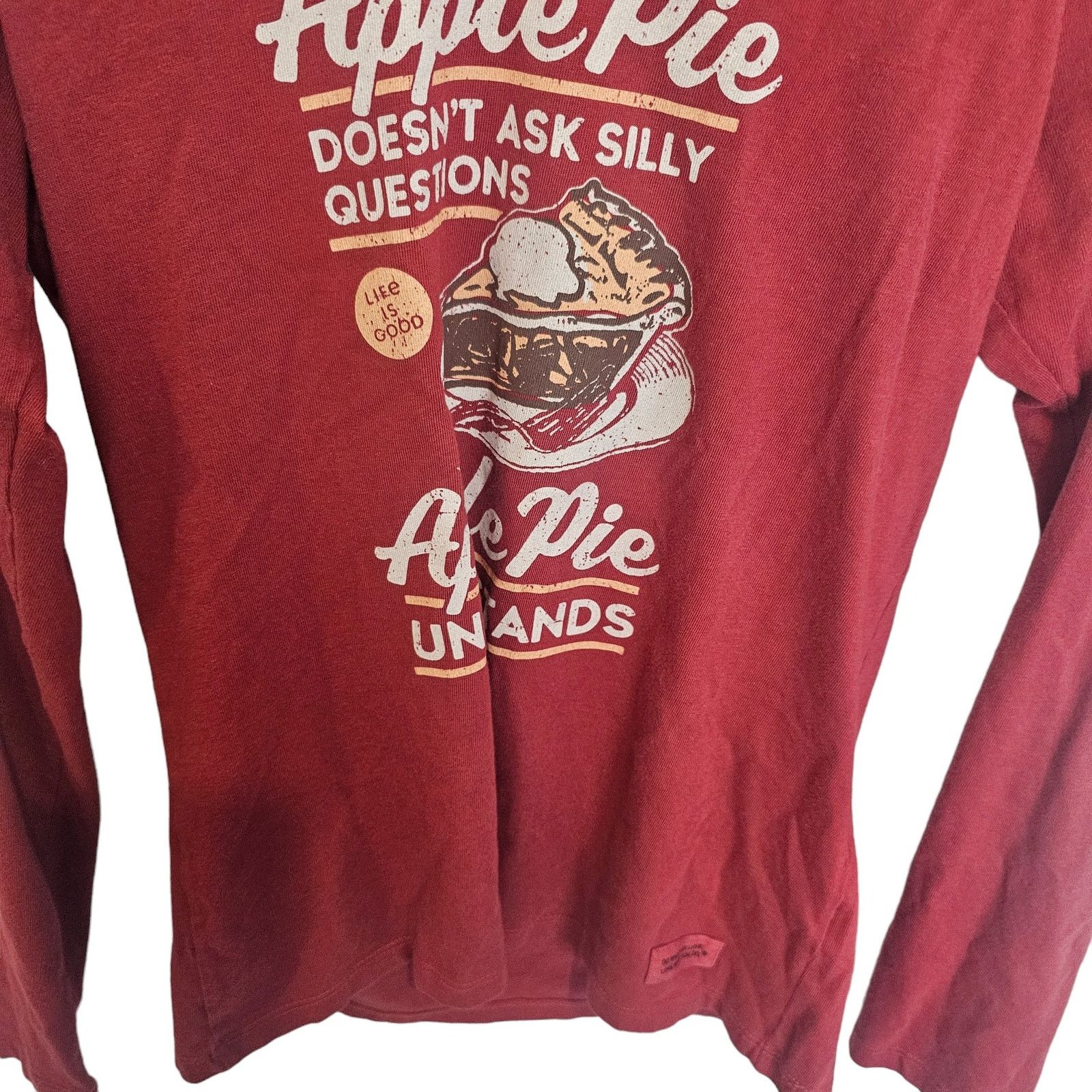 Life is Good Life Is Good Womens Crusher Tee Sz XS Apple Pie Holiday Size XS / US 0-2 / IT 36-38 - 3 Thumbnail