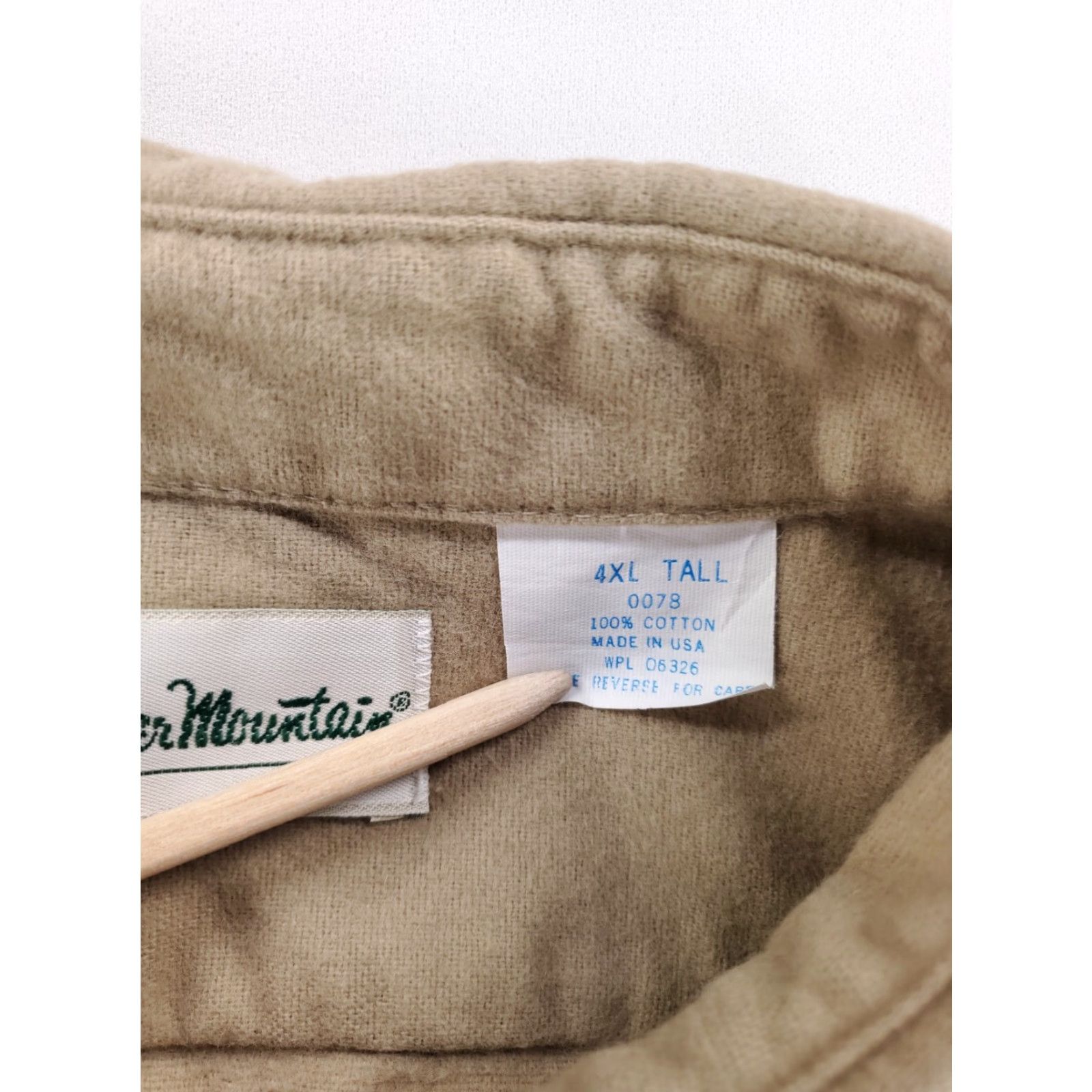 Vintage VINTAGE Gander Mountain Shirt Button-Down Beige 4XL Mens Made USA Chamois Long Sleeve Size US XXL / EU 58 / 5 - 4 Thumbnail