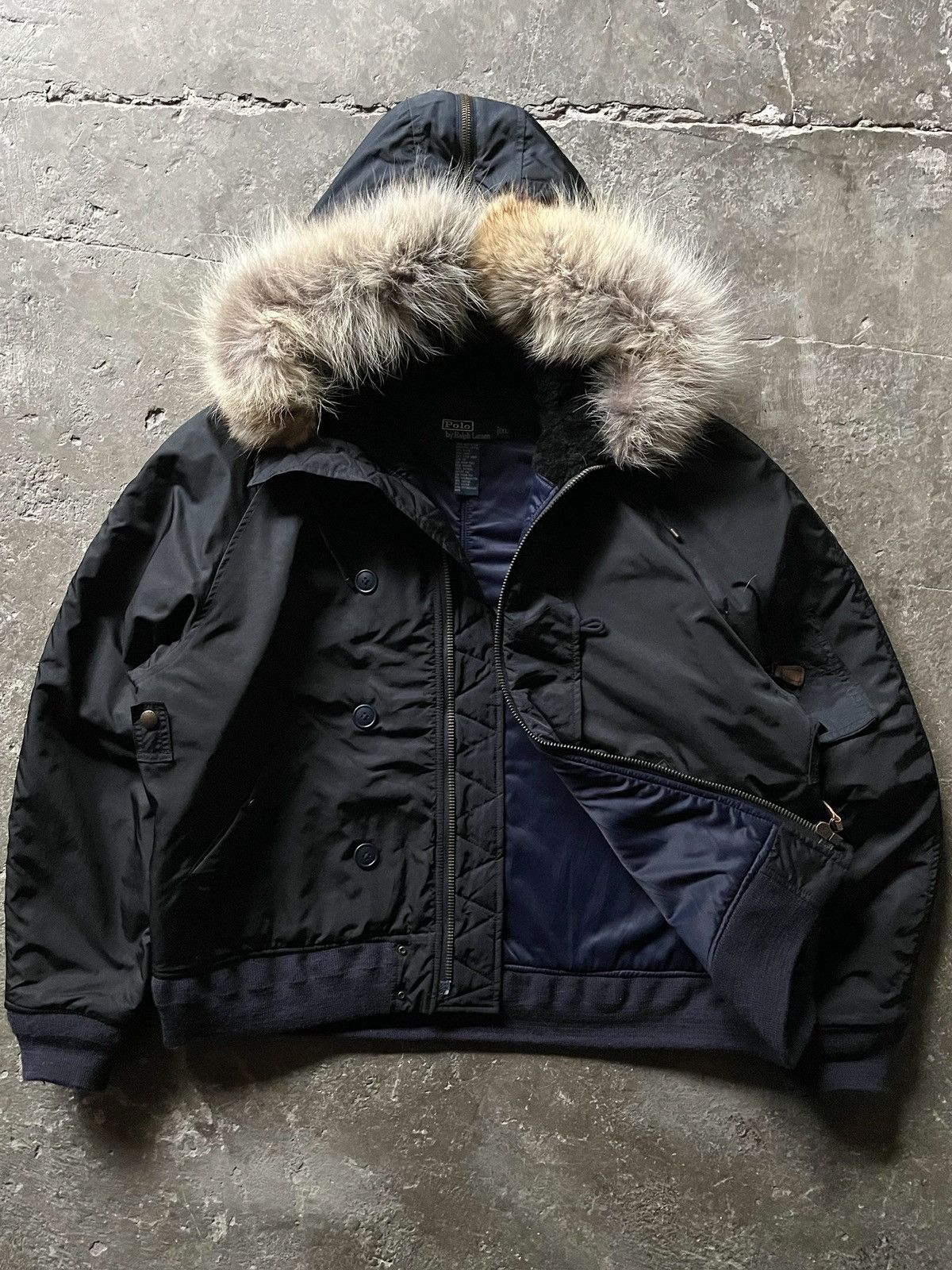 Polo Ralph Lauren Vintage polo ralph lauren N-2B bomber jacket Size US XL / EU 56 / 4 - 3 Thumbnail