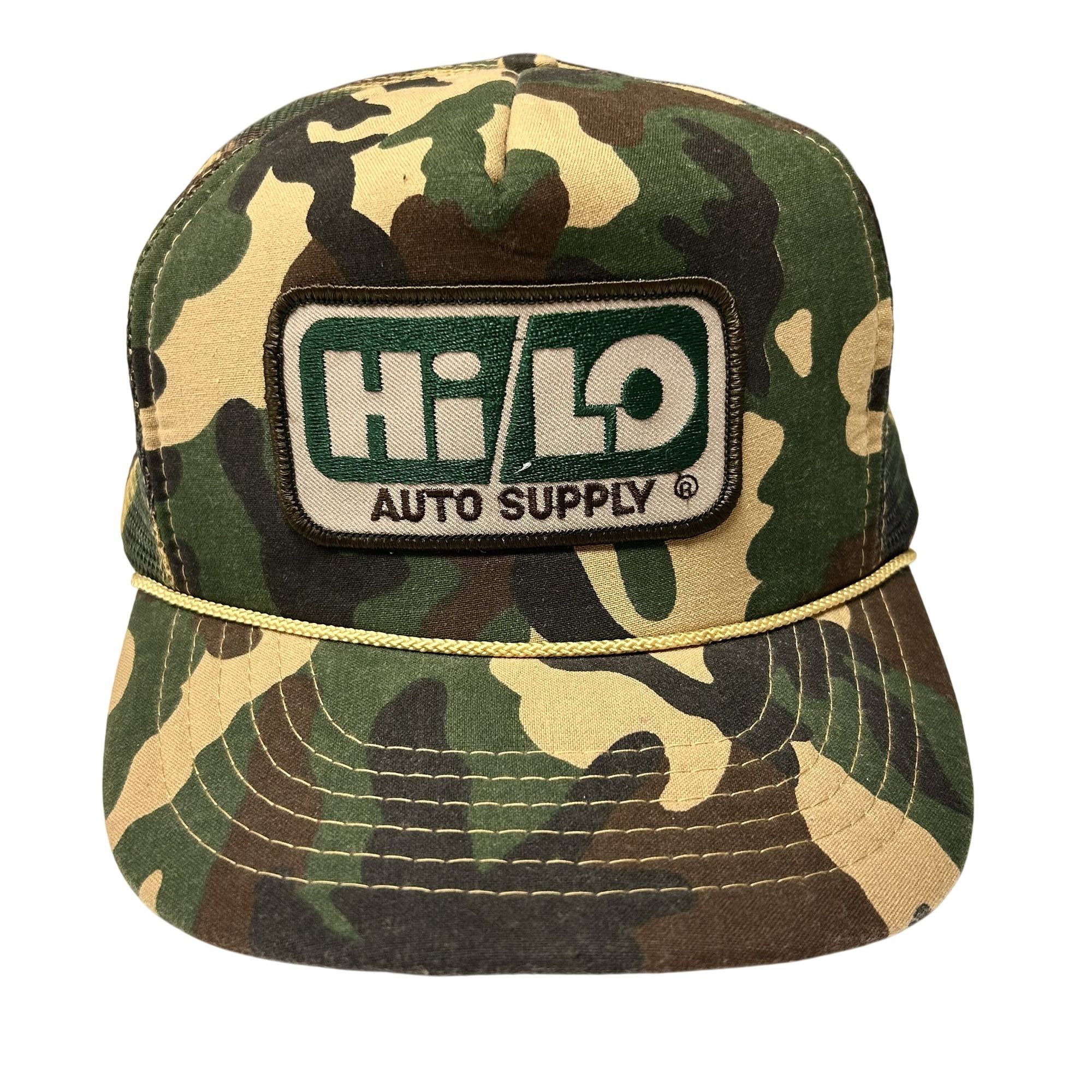 George 80's ROUGHNECK Mesh TRUCKER Hat HI/LO AUTO SUPPLY Snapback Size ONE SIZE - 1 Thumbnail