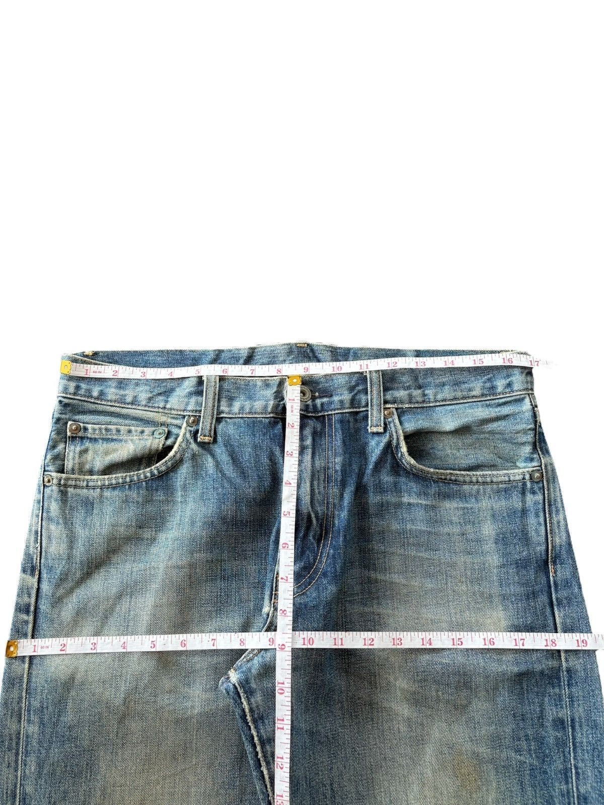 Uniqlo Vintage Japanese Uniqlo Mud Wash Distress Loose Jeans Size US 34 / EU 50 - 5 Thumbnail