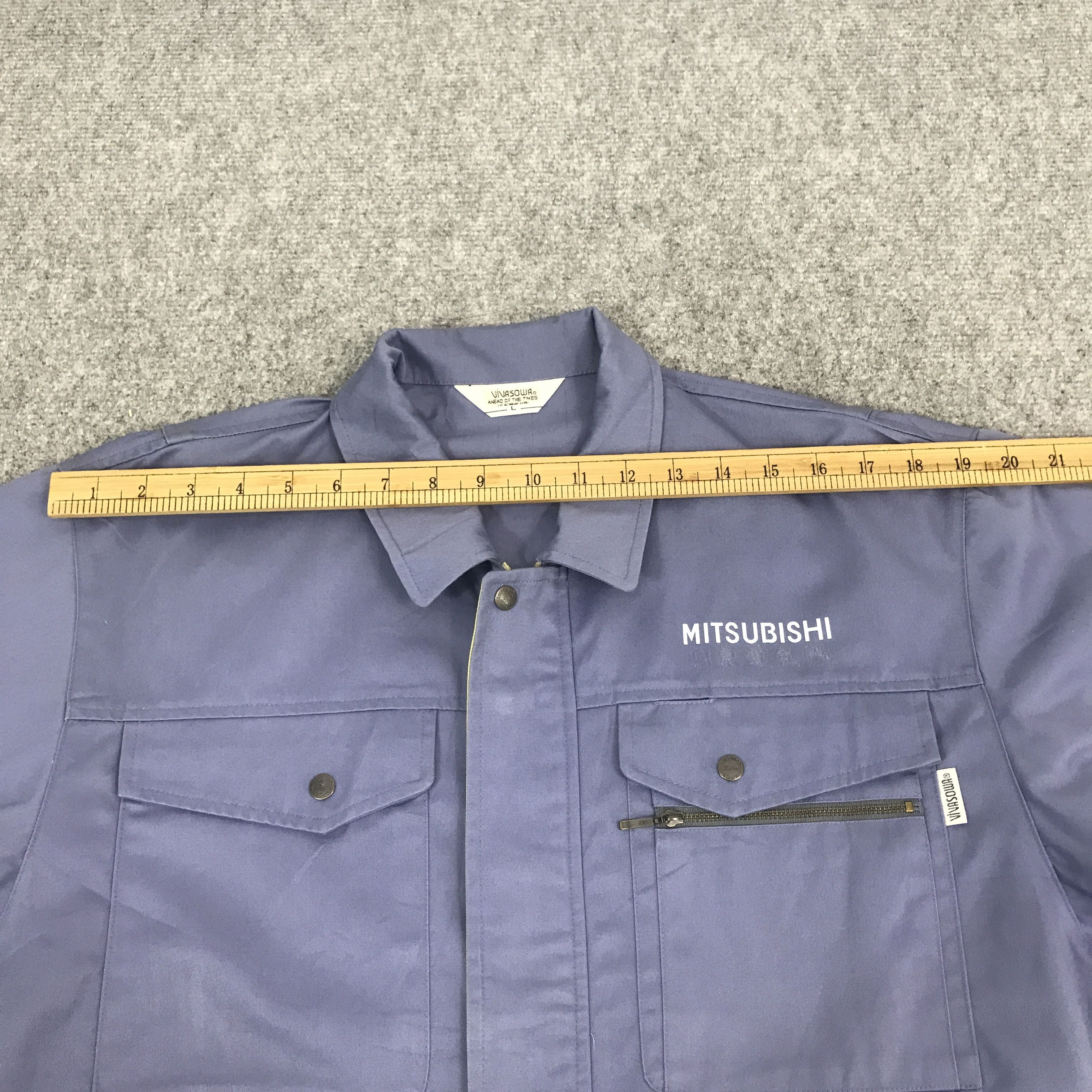 Japanese Brand Mitsubishi Ralliart Custom Art Worker Sport Jacket Size US L / EU 52-54 / 3 - 5 Thumbnail