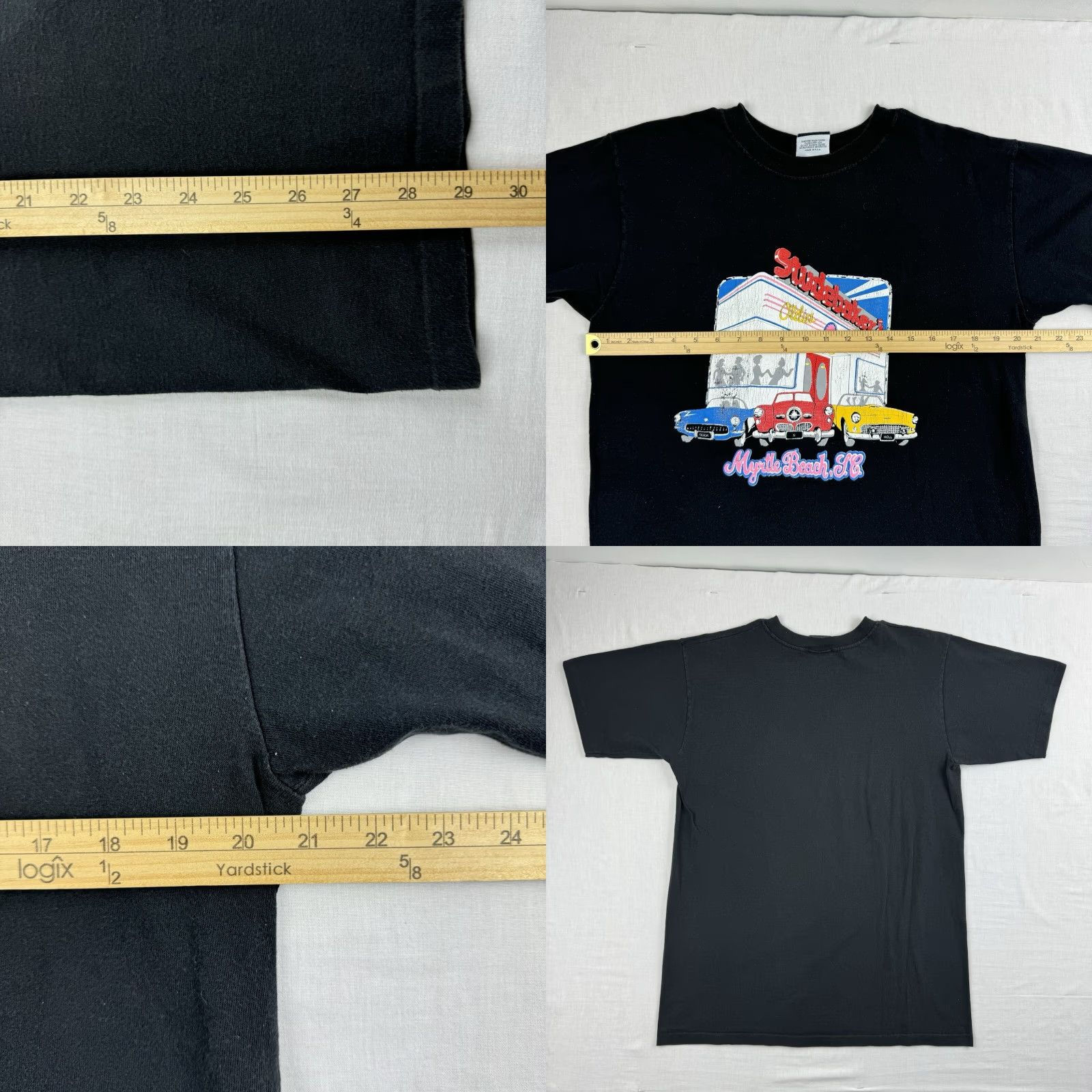Vintage VINTAGE Fair Park T Shirt Adult Large Black 90s Myrtle Beach Classic Diner Mens Size US L / EU 52-54 / 3 - 8 Thumbnail