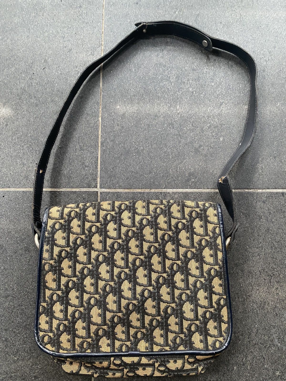 Dior Vintage Christian Dior 1970s Monogram Satchel Bag Size ONE SIZE - 18 Thumbnail