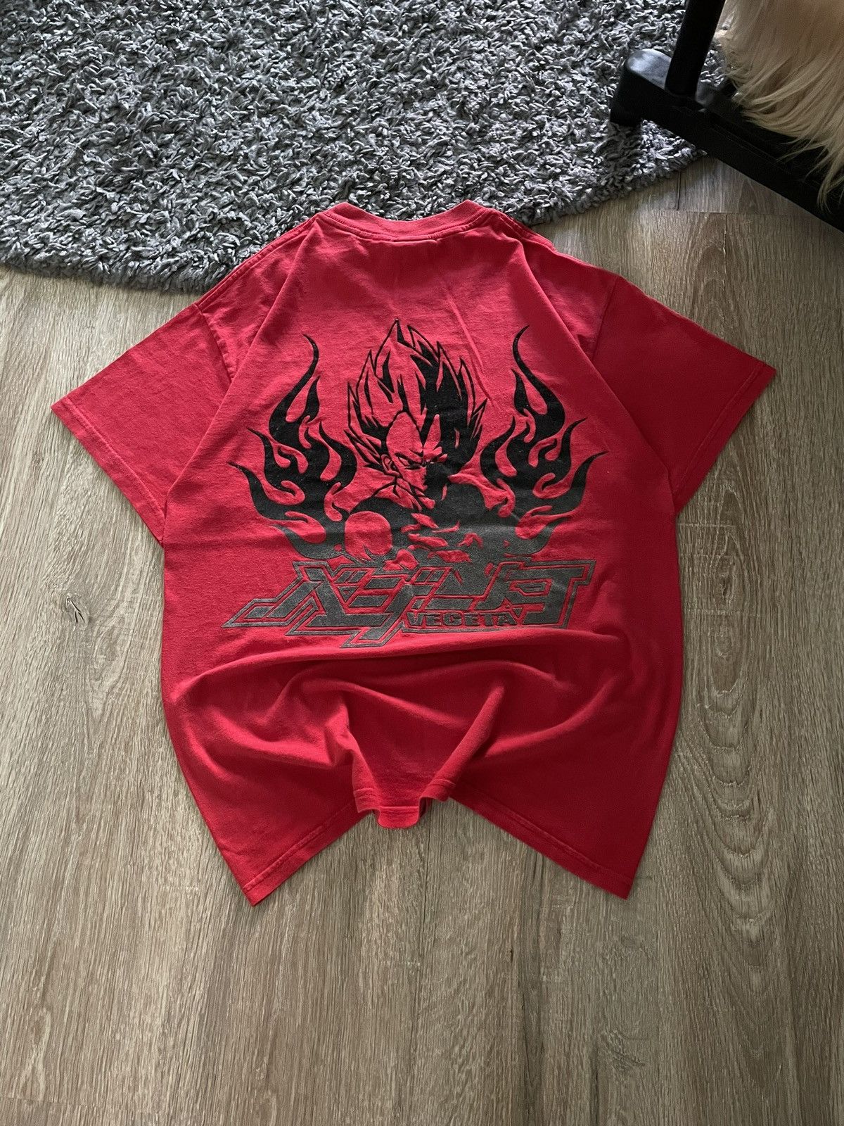 Anime × Vintage Vintage 2001 Dragon Ball Z Vegeta Flame Anime T Shirt Rare Size US M / EU 48-50 / 2 - 1 Thumbnail