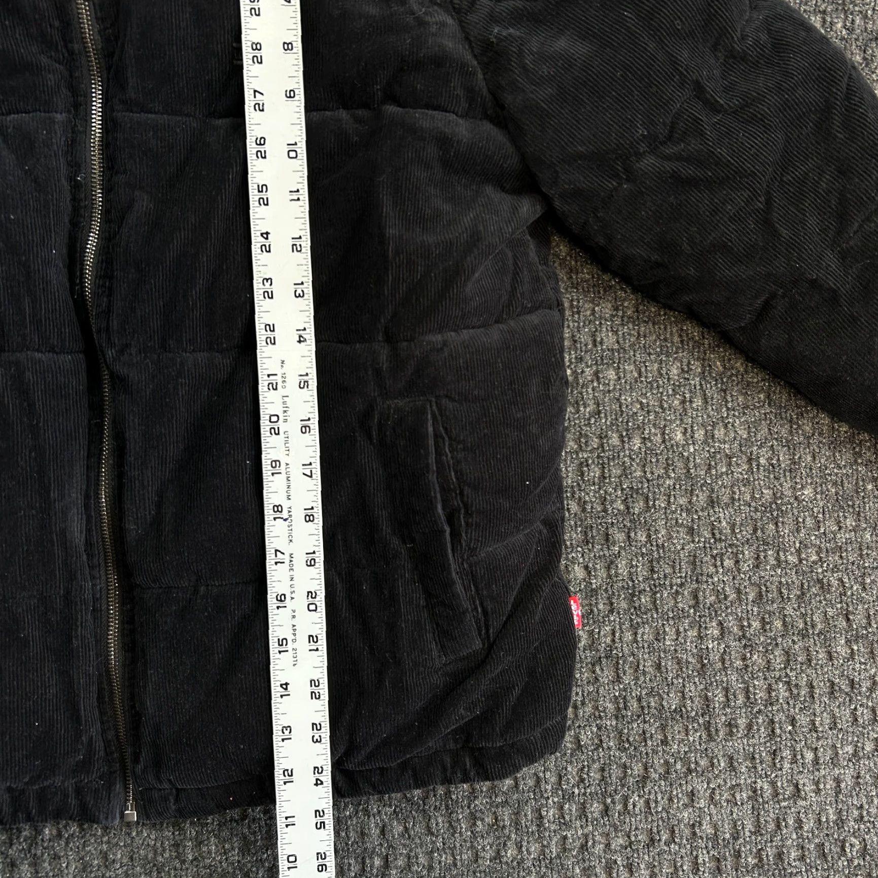 Levi's VINTAGE Levi’s Zoe Jacket Womens Puffer Corduroy Black L Quilted Full Zip Size L / US 10 / IT 46 - 6 Thumbnail