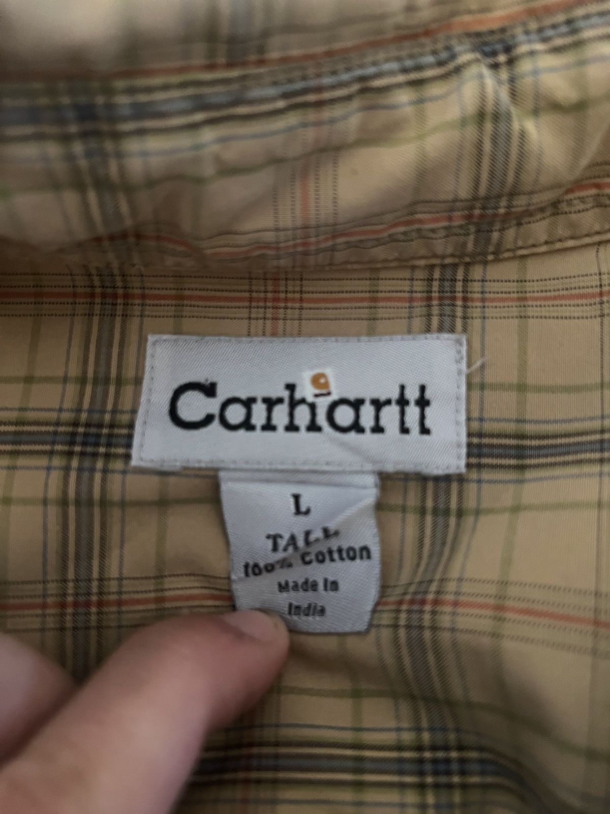 Carhartt × Vintage Vintage Carhartt Button Up Size US L / EU 52-54 / 3 - 3 Thumbnail