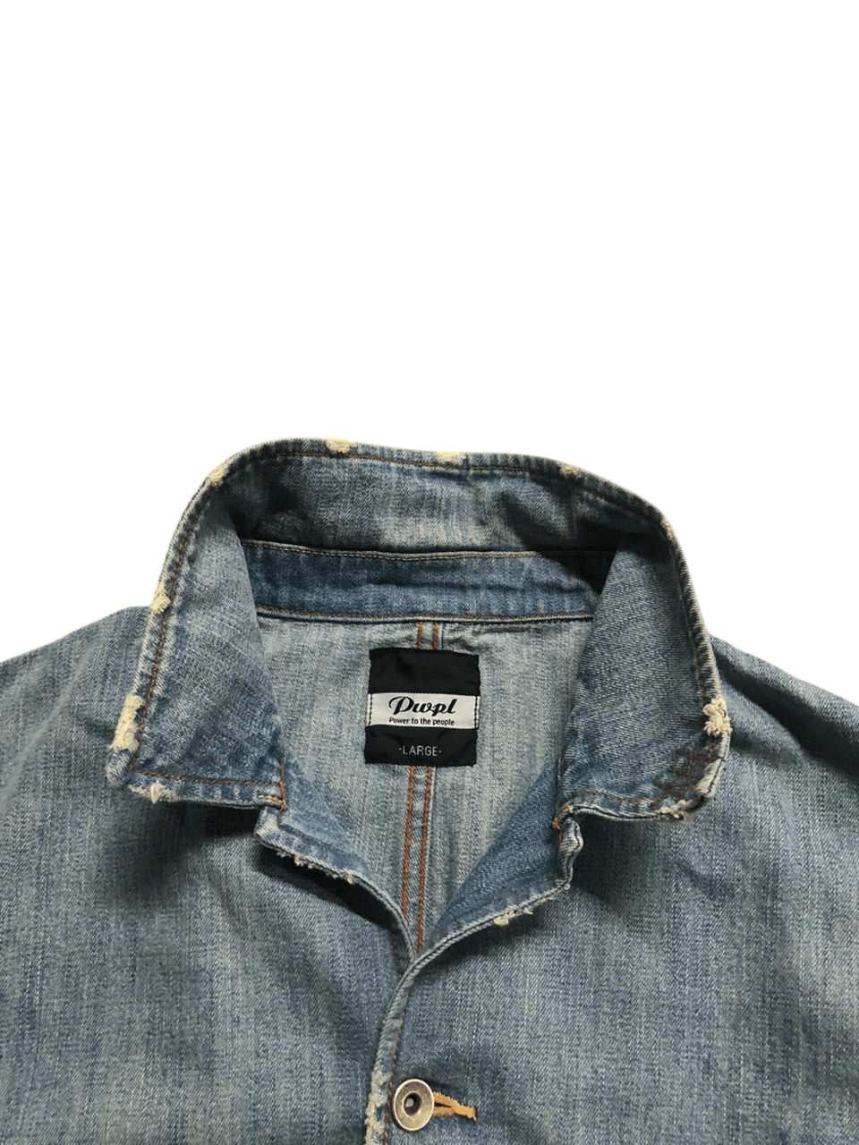 Japanese Brand × Vintage VINTAGE POWER TO THE PEOPLE CHORE JACKET DISTRESSED STYLE Size US M / EU 48-50 / 2 - 15 Thumbnail