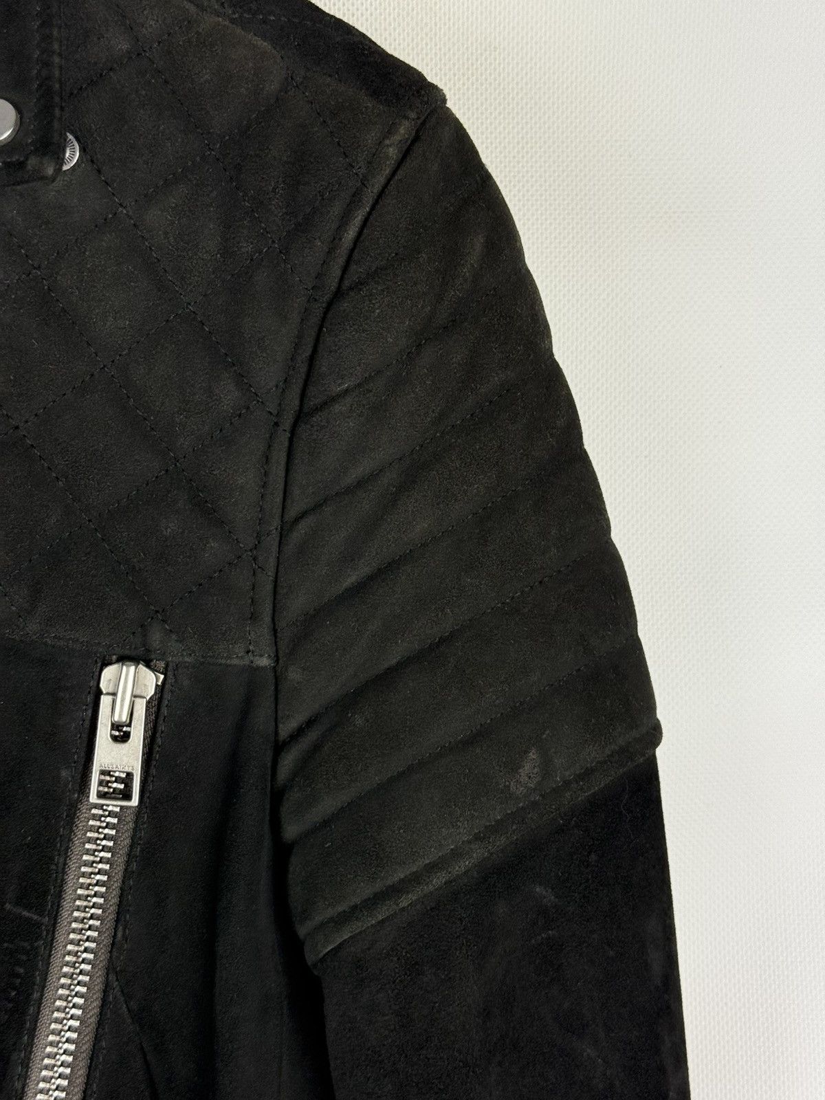 Allsaints Allsaints Imagara Suede Biker Men’s Leather Jacket Size XS Size US XS / EU 42 / 0 - 14 Thumbnail