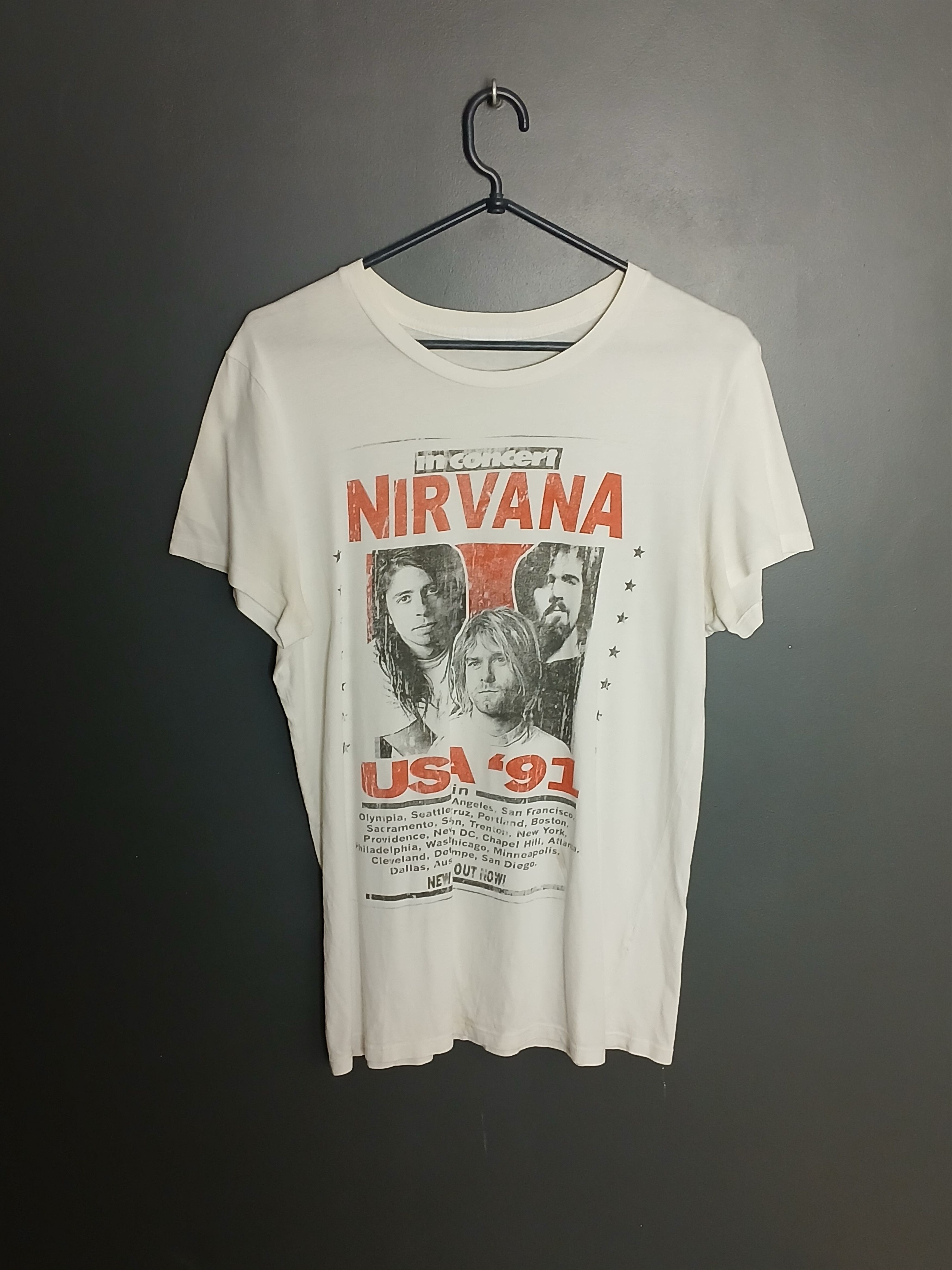Band Tees × Nirvana Nirvana Kurt Cobain T-Shirt Size US M / EU 48-50 / 2 - 1 Thumbnail