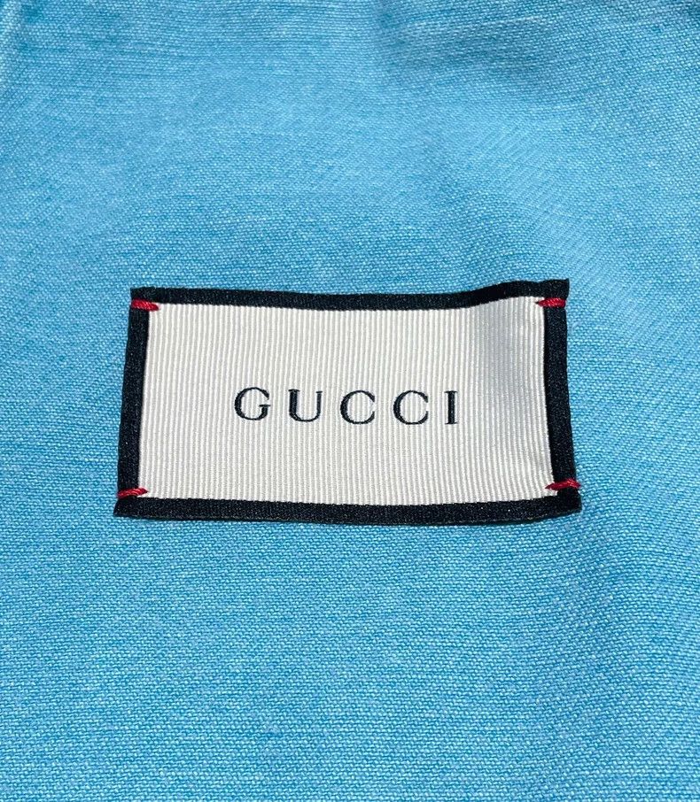 Gucci Gucci Size 38 Cherry embroidered mint blue denim jacket 250 Size US XS / EU 42 / 0 - 5 Thumbnail