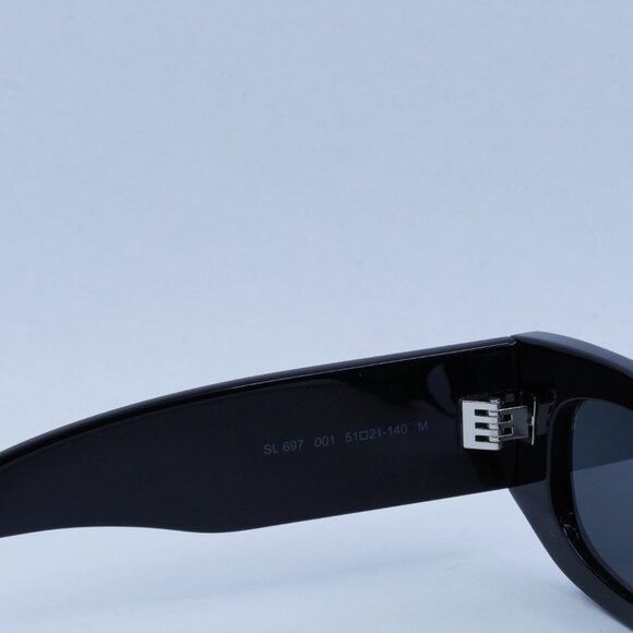Saint Laurent Paris New Saint Laurent SL697 001 Sunglasses - Black Frame Size ONE SIZE - 6 Thumbnail