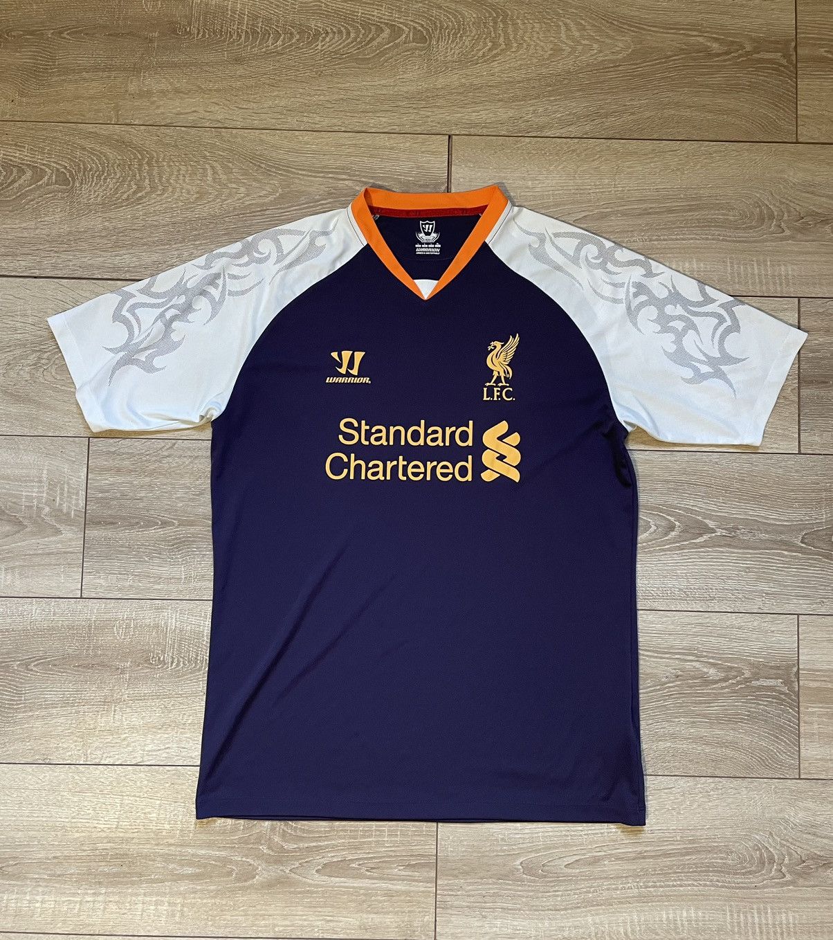 Warrior LIVERPOOL 2012 2013 THIRD FOOTBALL SHIRT SOCCER JERSEY L Men Size US L / EU 52-54 / 3 - 1 Thumbnail