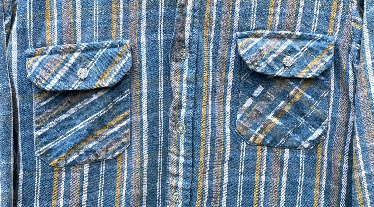 Vintage Vintage 70s Montgomery Ward Plaid Flannel Shirt Size US M / EU 48-50 / 2 - 3 Thumbnail