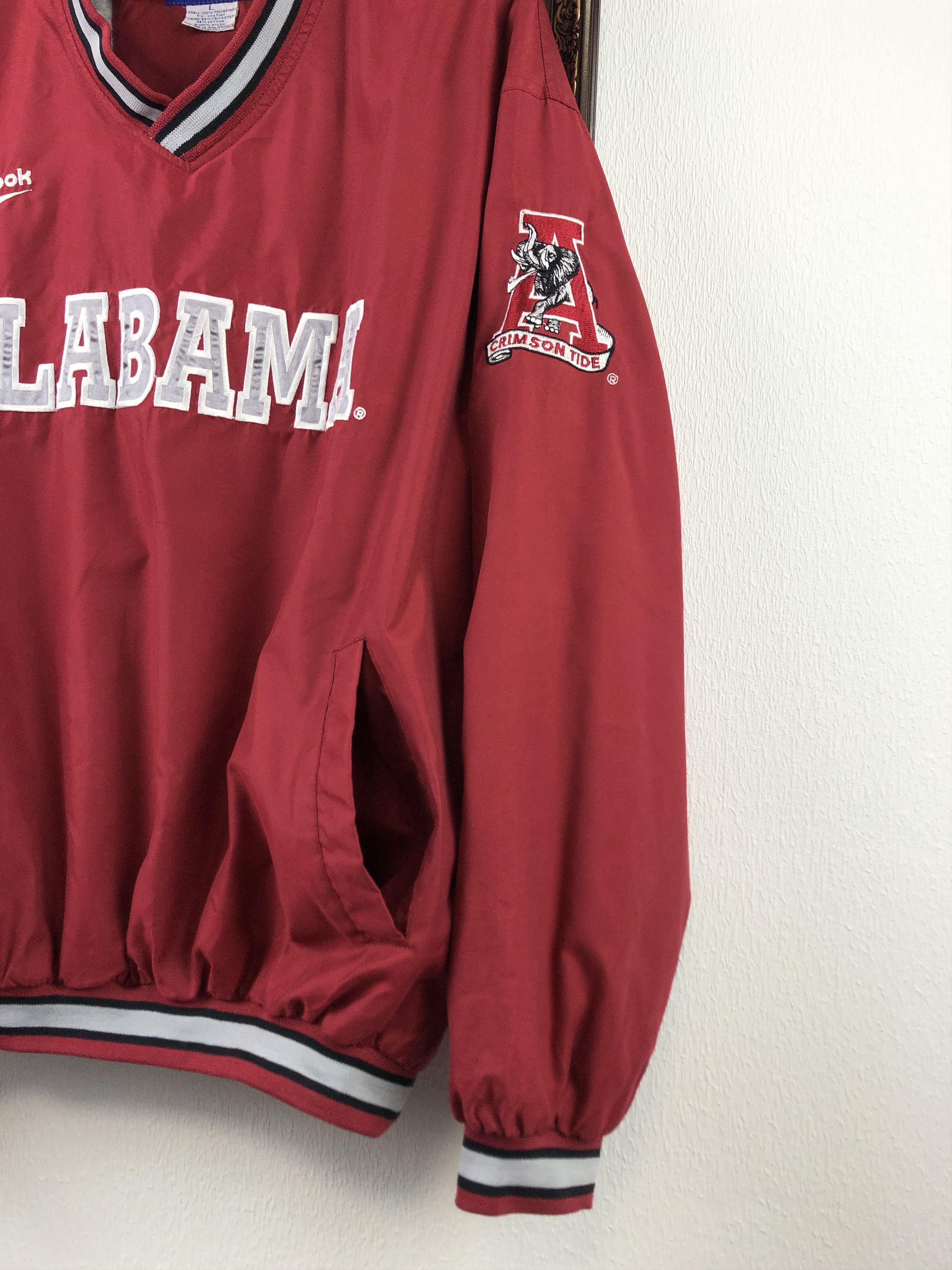 NCAA × Reebok × Vintage Vintage 90's Alabama Crimson Tide Jacket NCAA Football Size US L / EU 52-54 / 3 - 7 Thumbnail