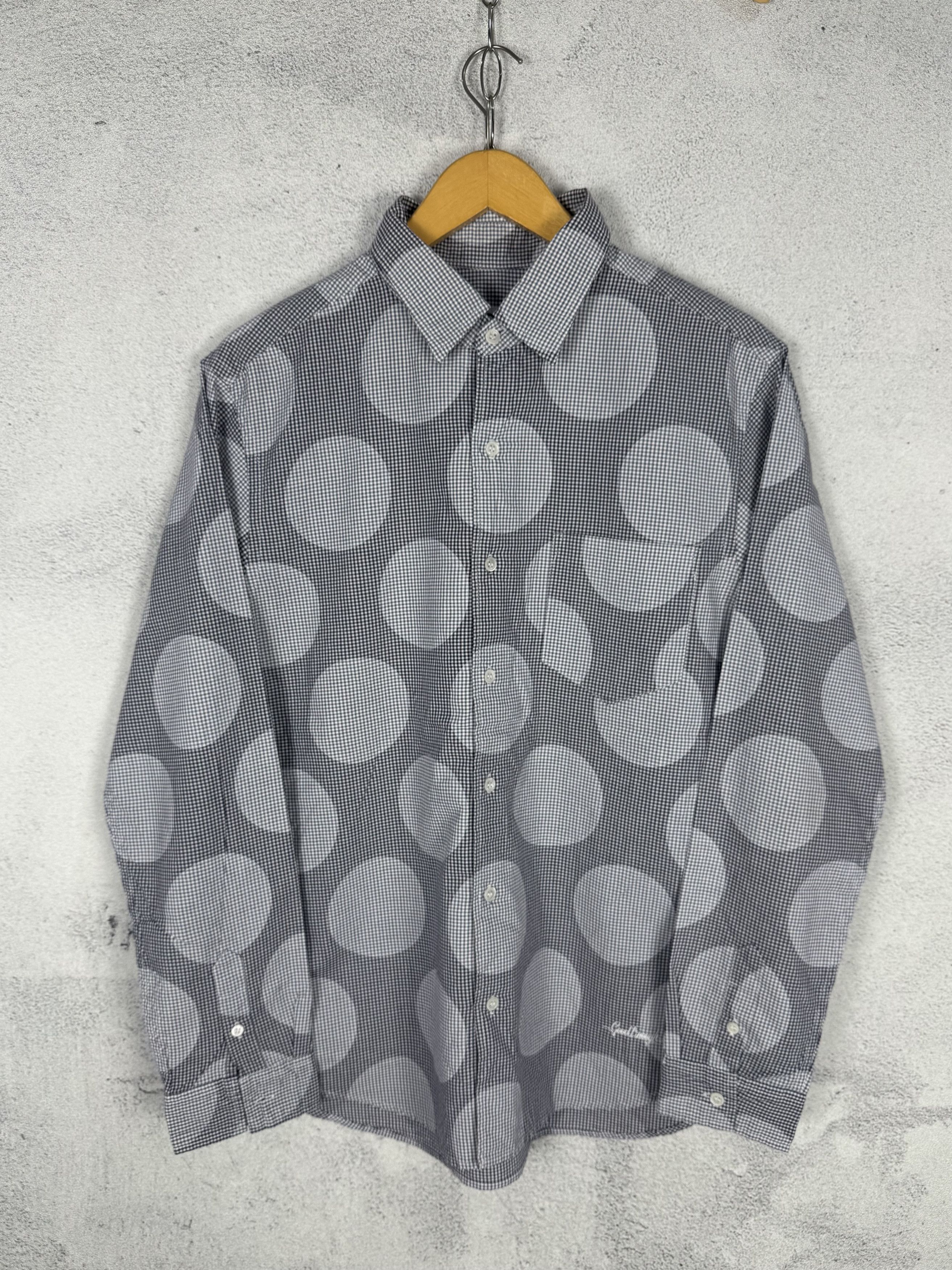 GOODENOUGH Goodenough Polkadot Gingham Button Up Shirt Size US M / EU 48-50 / 2 - 1 Thumbnail