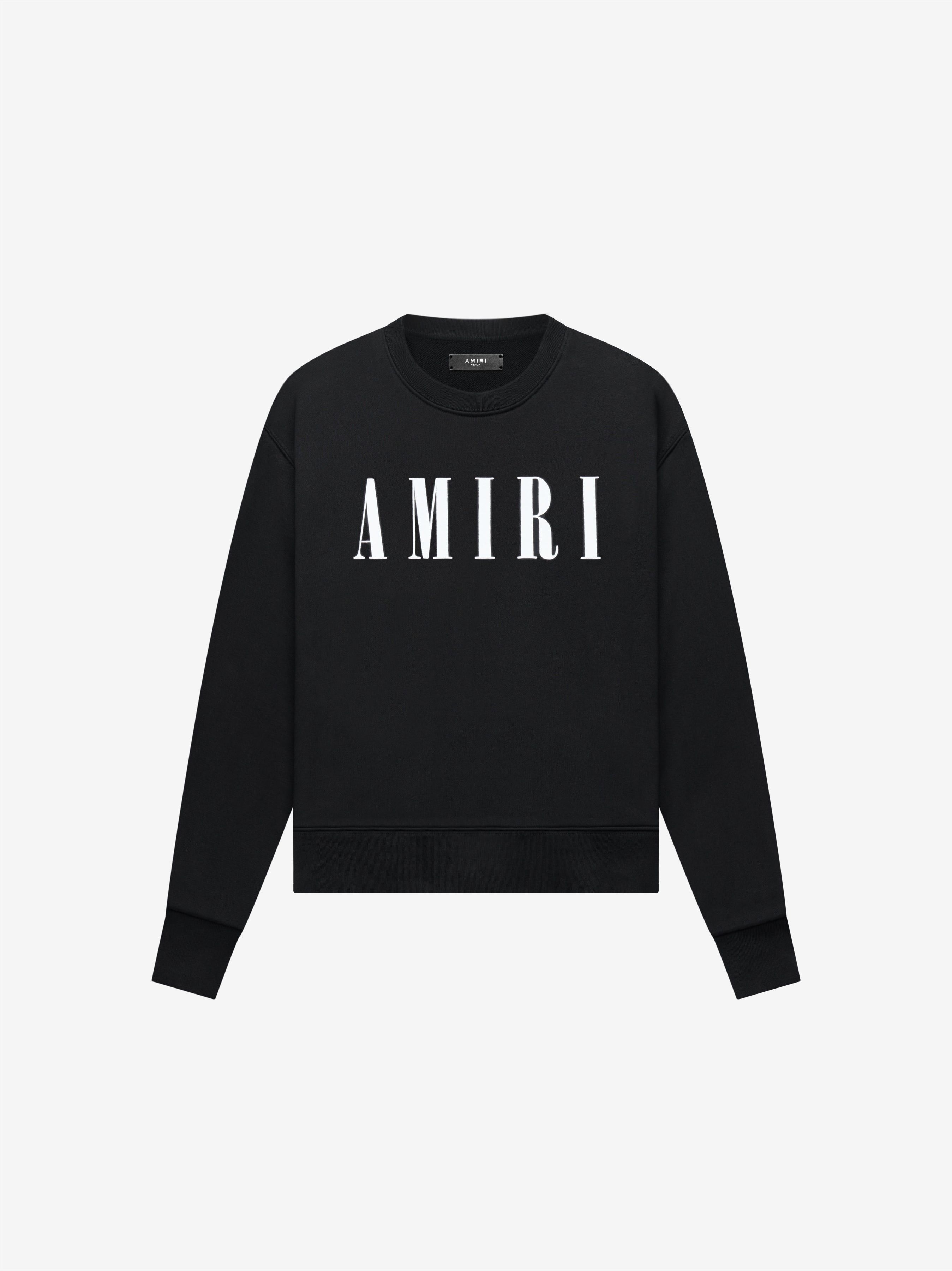 Amiri o1w1db11224 Core Logo Sweatshirt in Black Size US L / EU 52-54 / 3 - 1 Thumbnail
