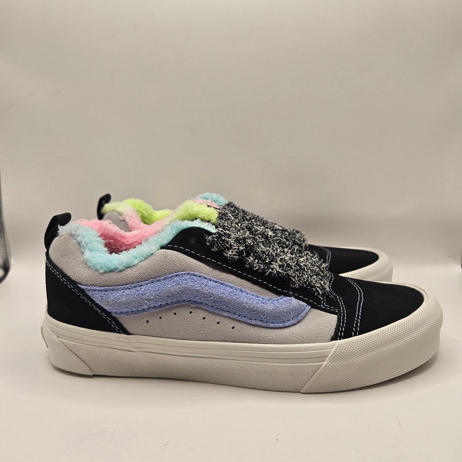 Vans VANS WOMEN'S 8 KNU SKOOL PARTY ANIMAL RAINBOW BLACK SUEDE Size US 8 / IT 38 - 4 Thumbnail