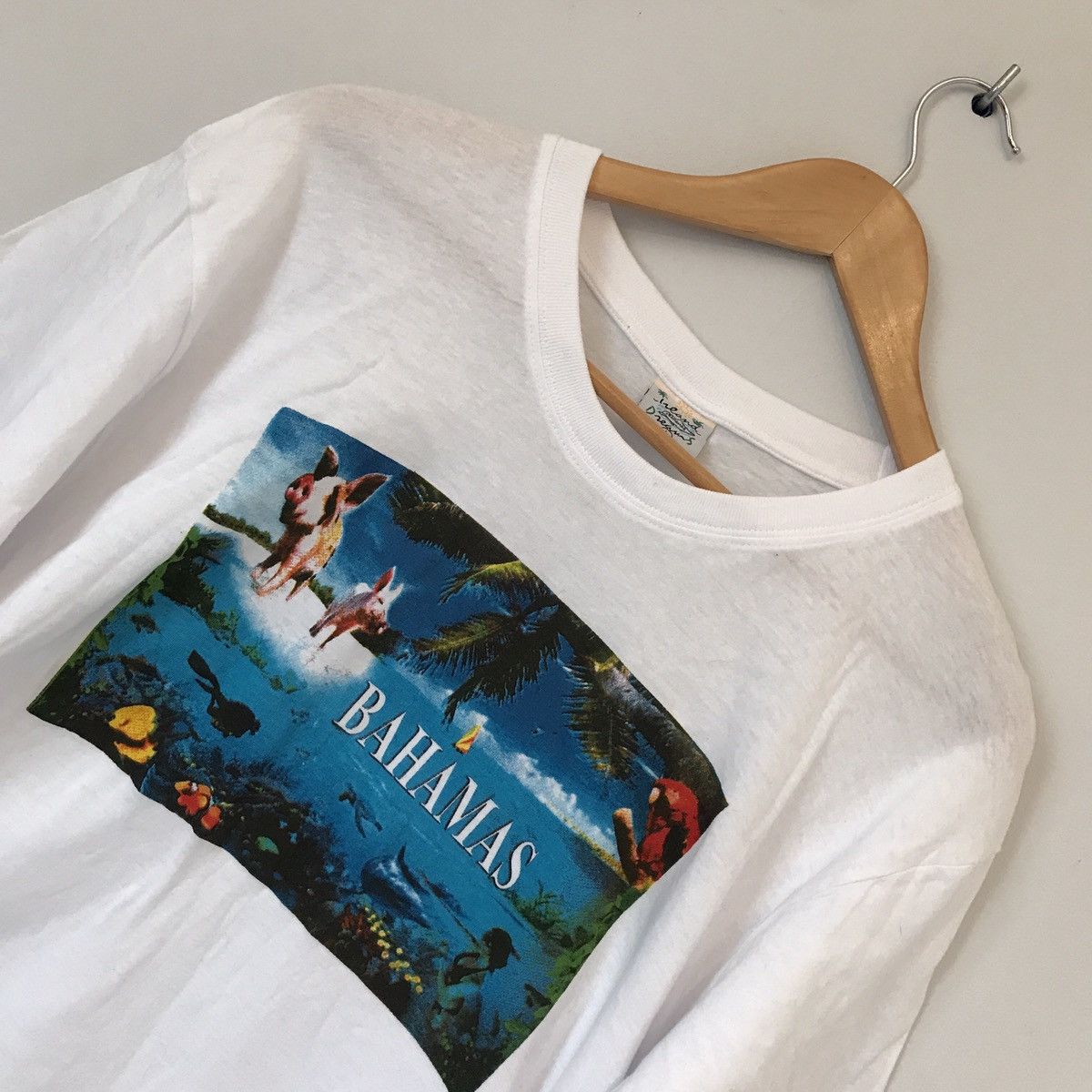 Band Tees × Rap Tees Bahamas Vintage Tee T-shirt With pigs Size US L / EU 52-54 / 3 - 2 Thumbnail