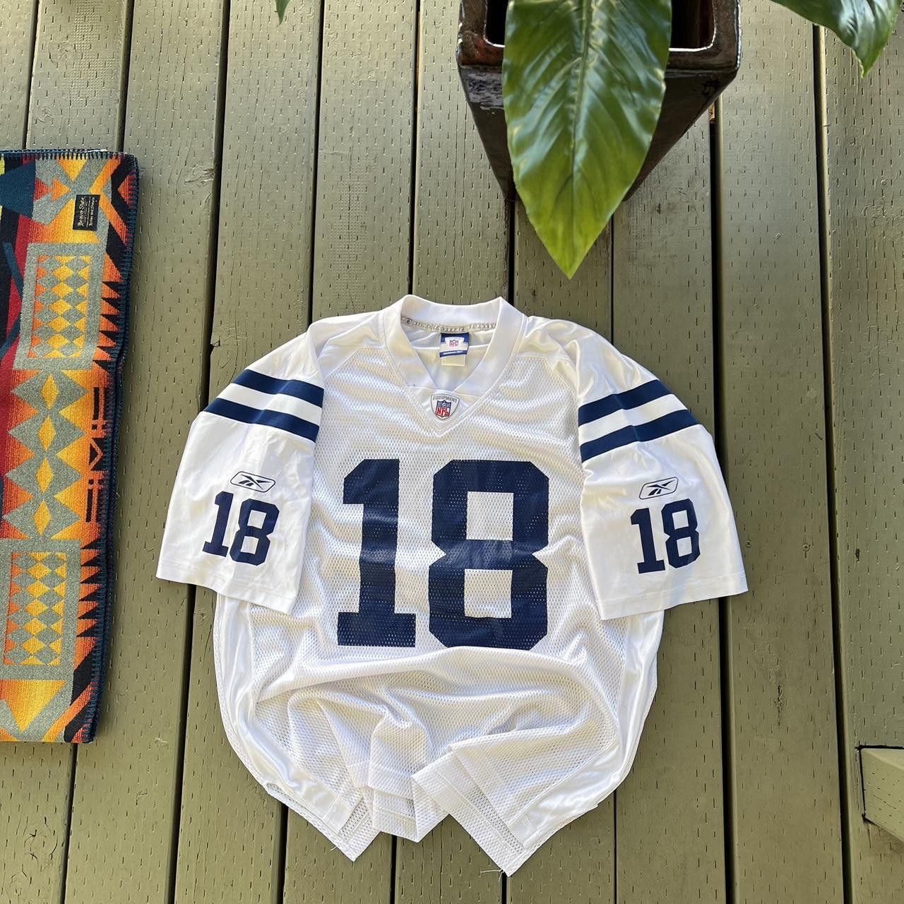 NFL × Reebok × Vintage INDIANAPOLIS COLTS PEYTON MANNING Jersey Size US XL / EU 56 / 4 - 3 Thumbnail