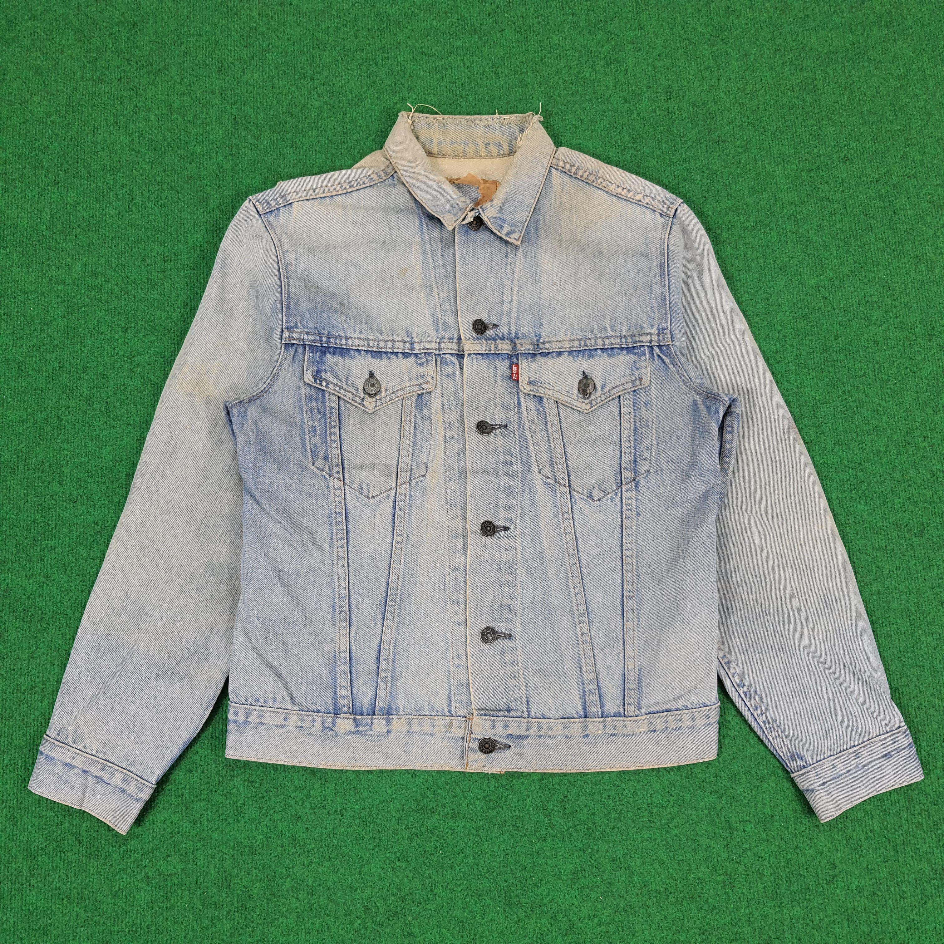 Levi's × Levi's Vintage Clothing Vintage Levi's Skull Big Logo Custom Jeans Jacket Size US S / EU 44-46 / 1 - 3 Thumbnail
