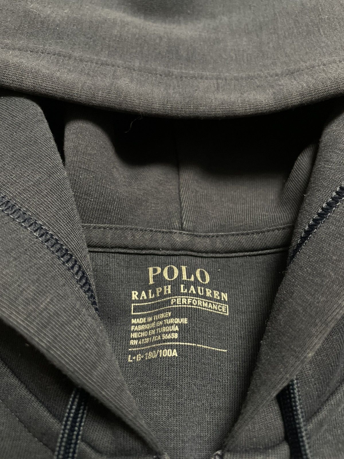 Polo Ralph Lauren Polo Ralph Lauren Navy Blue Zip-Up Hoodie Size US L / EU 52-54 / 3 - 10 Thumbnail