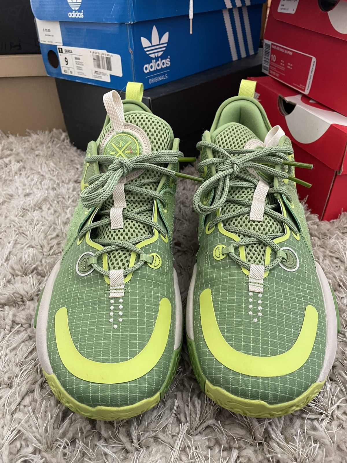 Li-Ning Li Ning Wade All City 9 V1.5 Olive Size US 13 / EU 46 - 4 Thumbnail