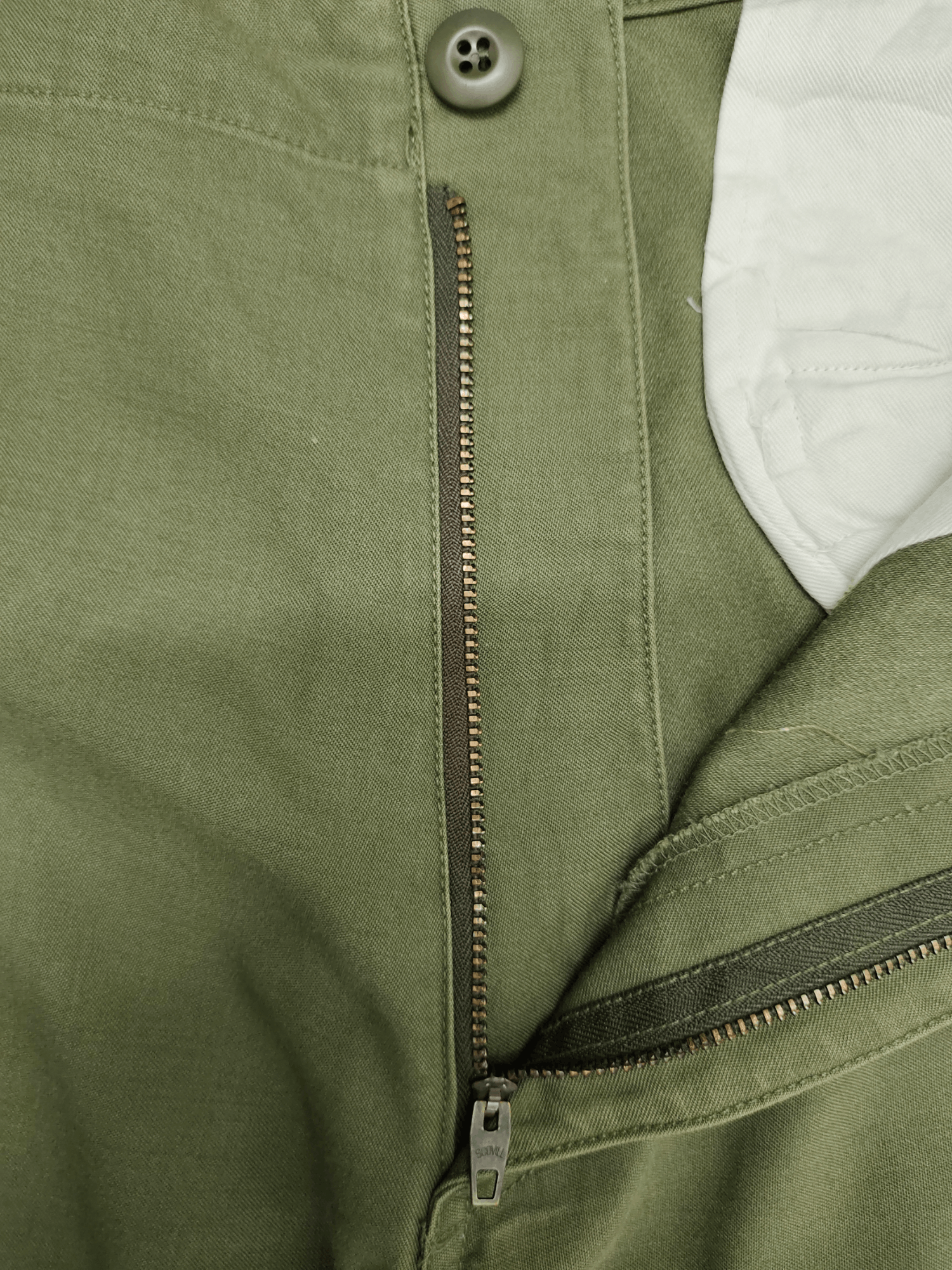 Vintage Vtg OG Us Army Sateen Cargo Pant 60s 70s Nam Era Scovill Usa Size US 31 - 9 Thumbnail