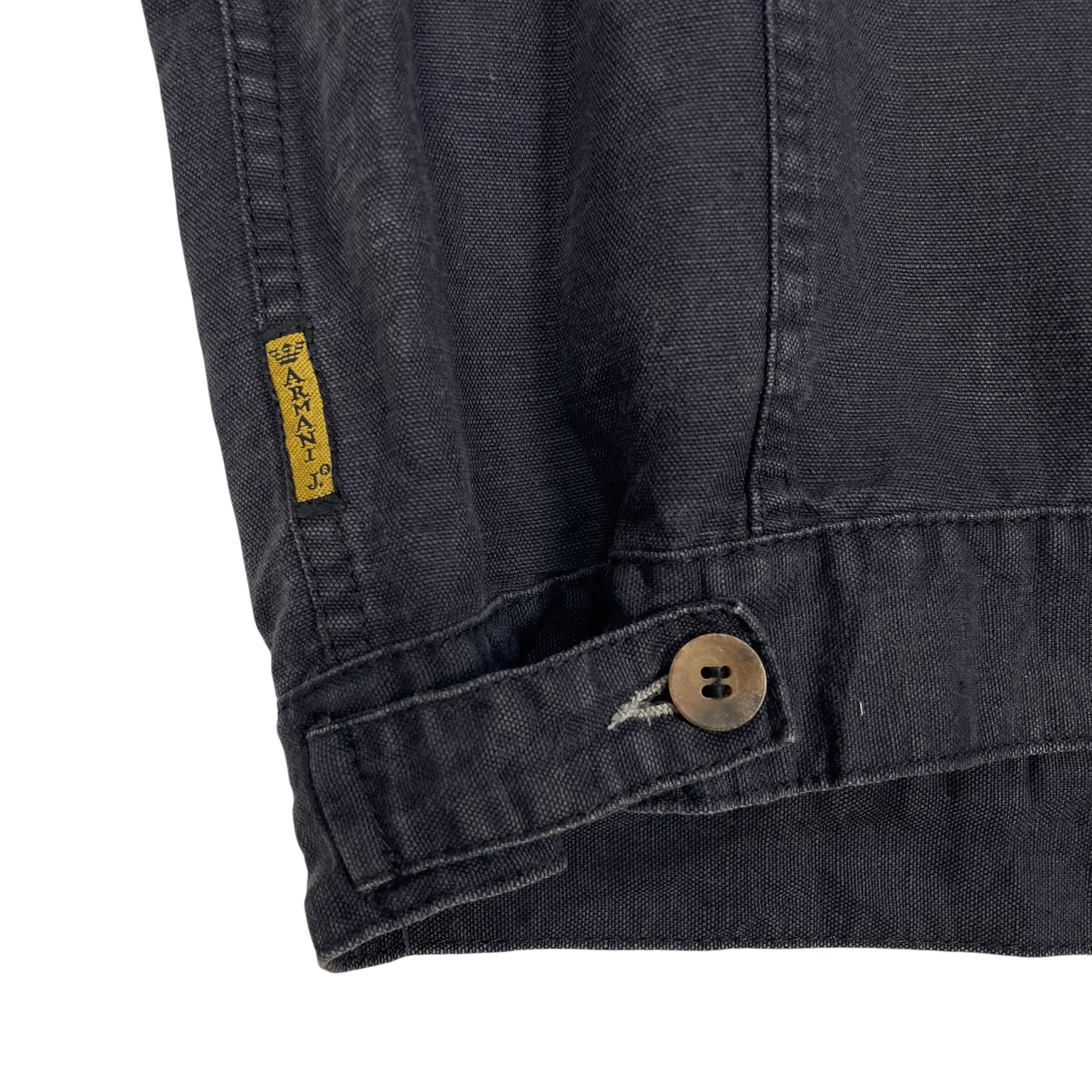 Giorgio Armani Vintage 90s Armani Jeans Denim Trucker Jacket Size US M / EU 48-50 / 2 - 15 Thumbnail